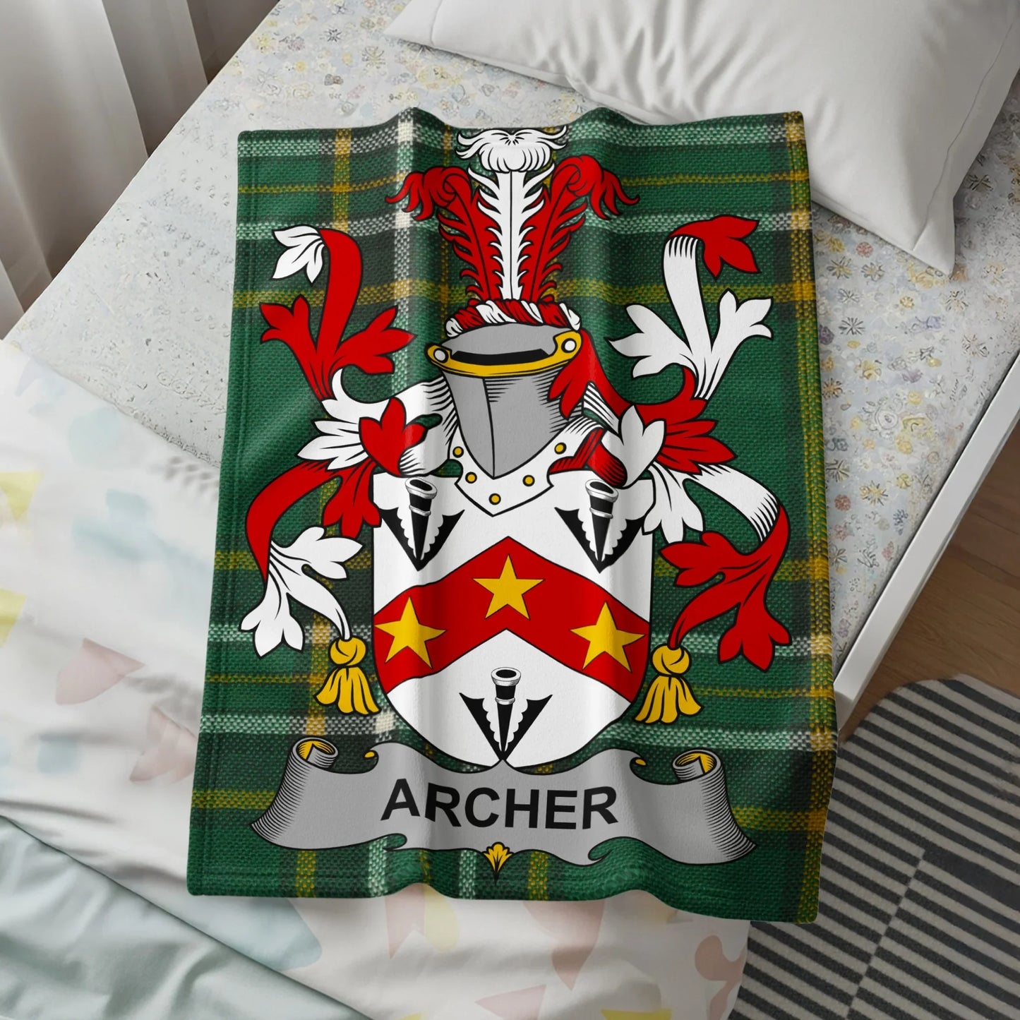 Archer Family Crest Design Blanket product