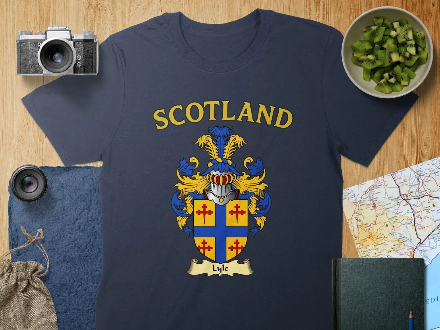 Scotland Lyle Family Crest Emblem T-shirt product