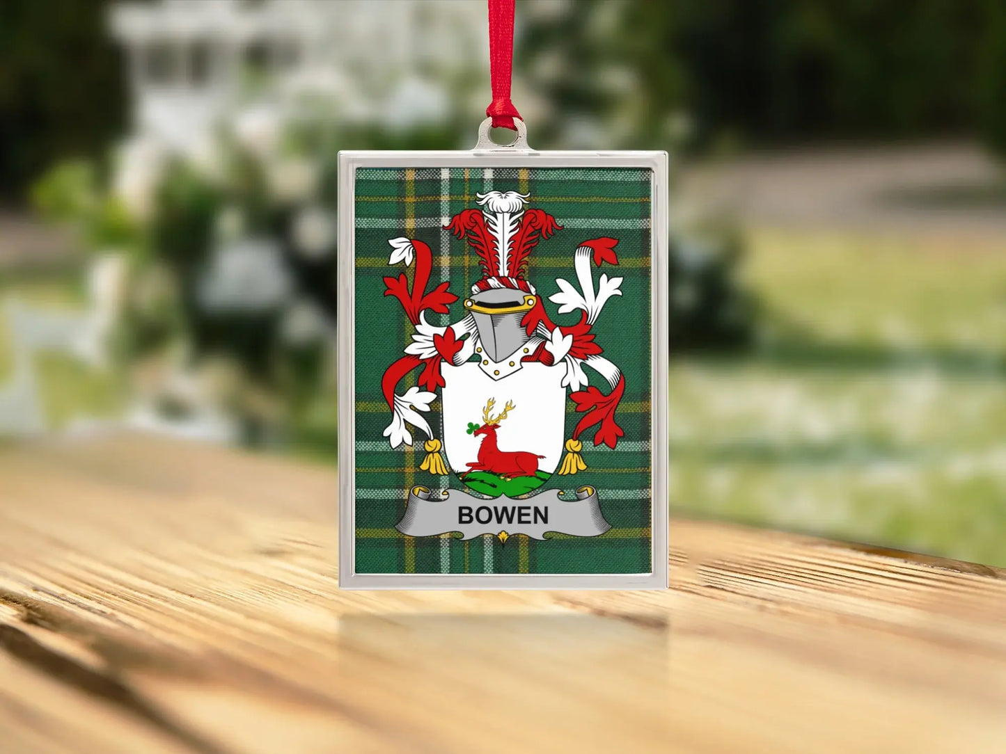 Personalized Bowen Family Crest Ornament product