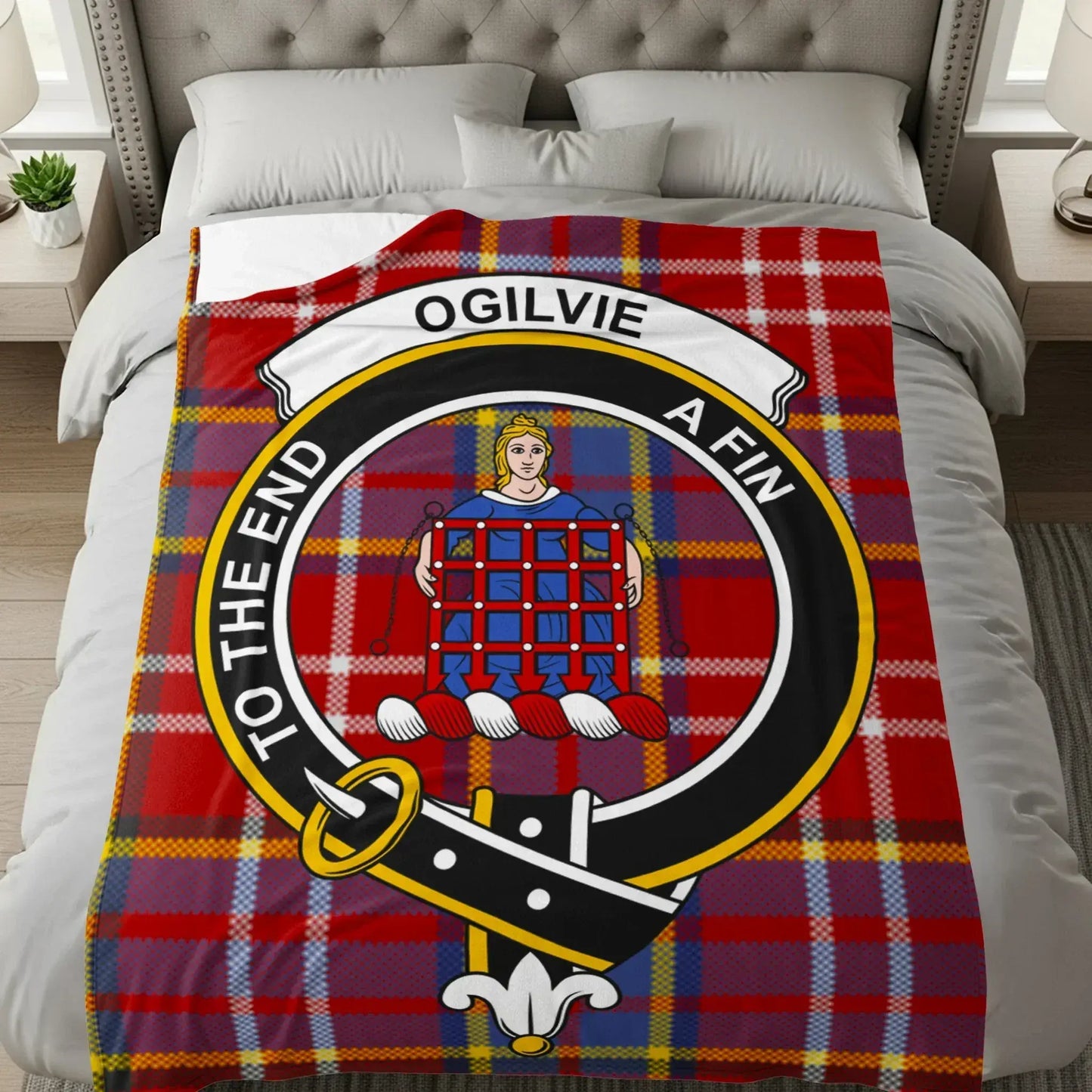 To The End Ogilvie A Fin Cozy Bedding Blanket product