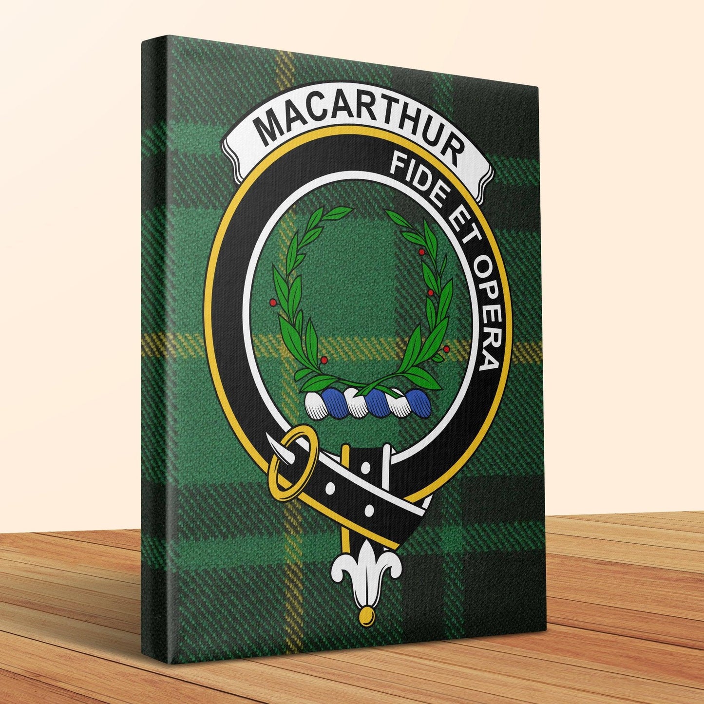 Macarthur Tartan Canvas Art Clan Crest product