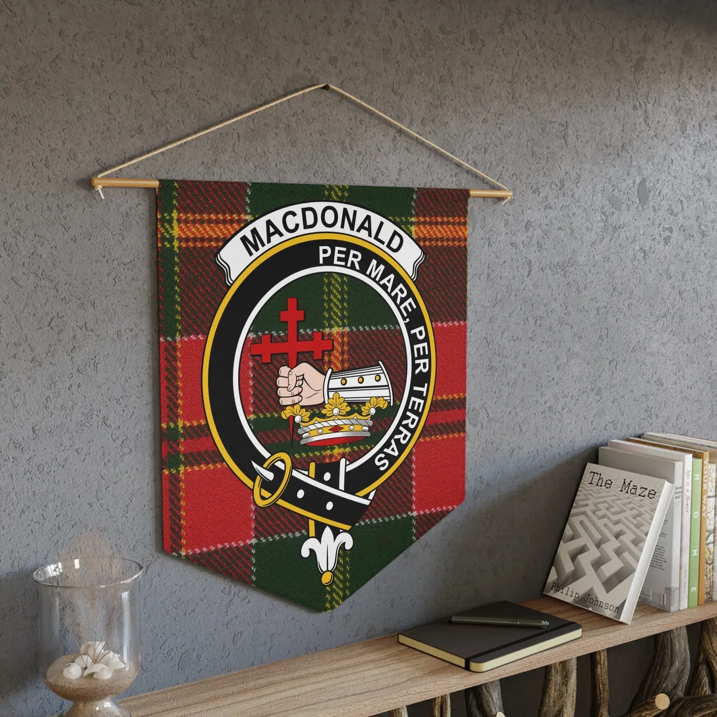 MacDonald Per Mare Per Terras Tartan Banner product
