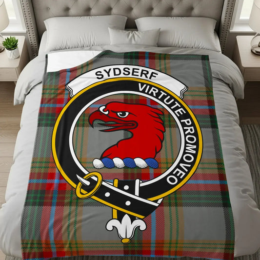 Vibrant SYDSERF Patchwork Emblem Bedspread product type