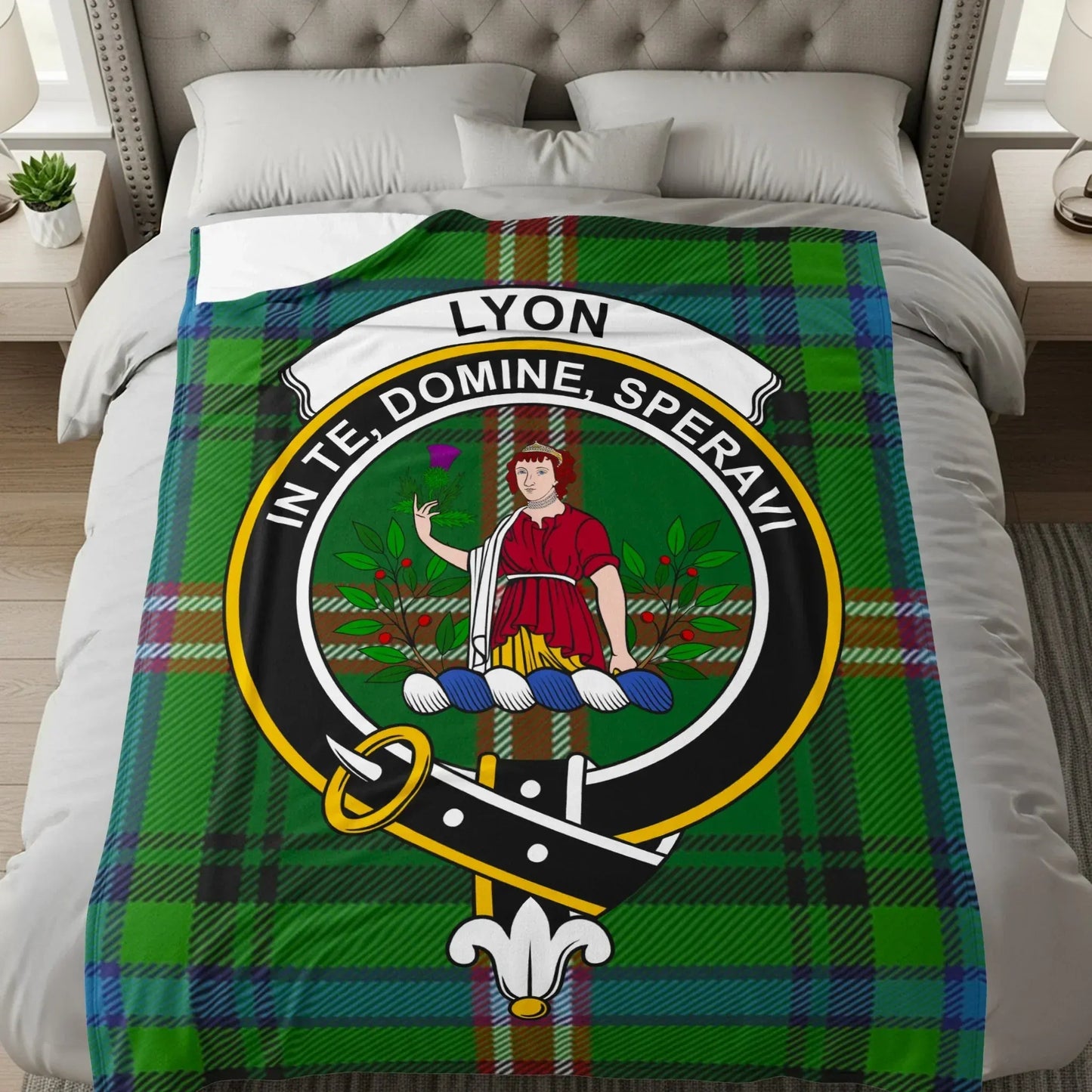 Lyon In Te Domine Speravi Crest Design Blanket product type