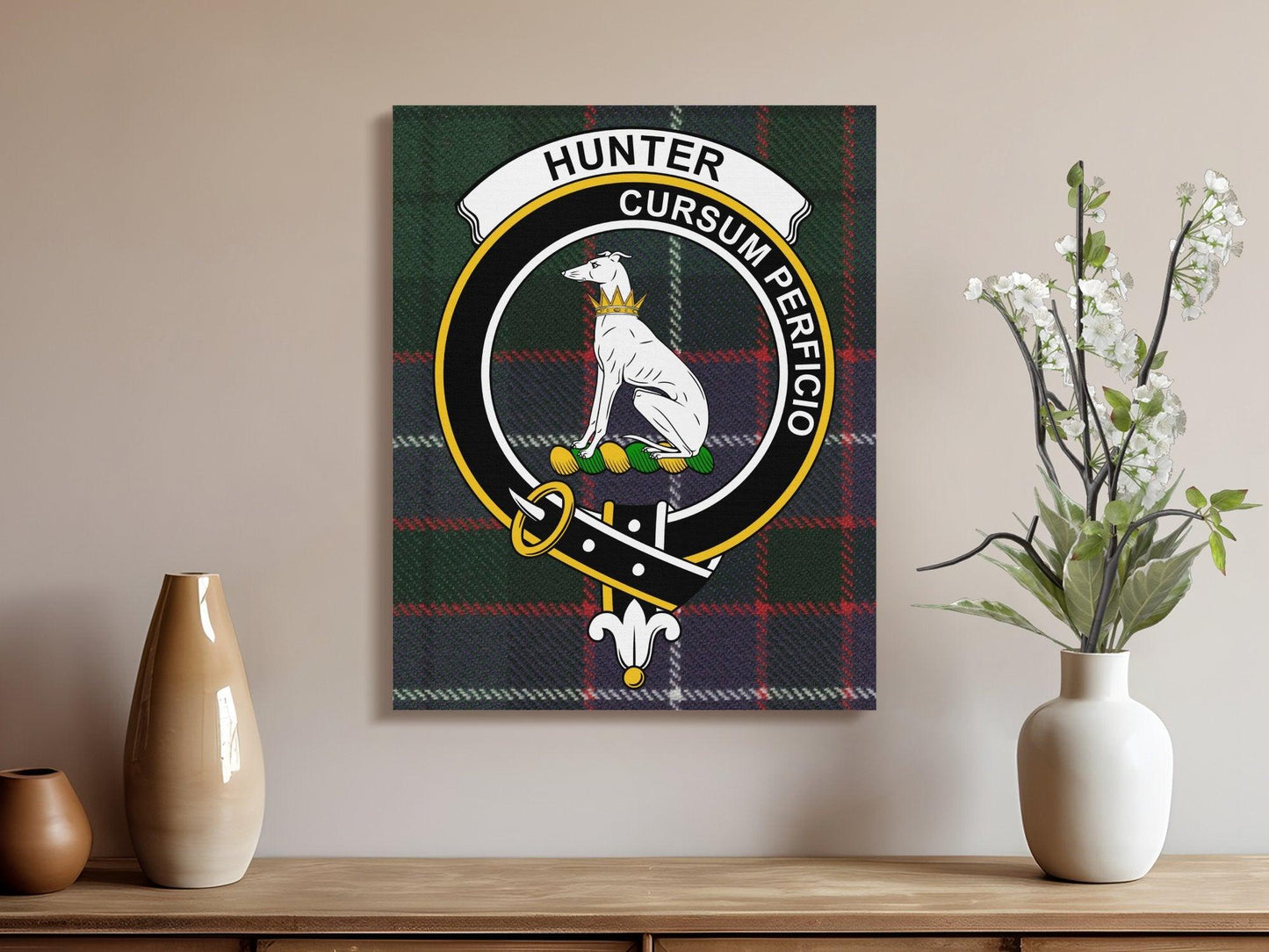 Hunter Cursum Perficio Wall Art product