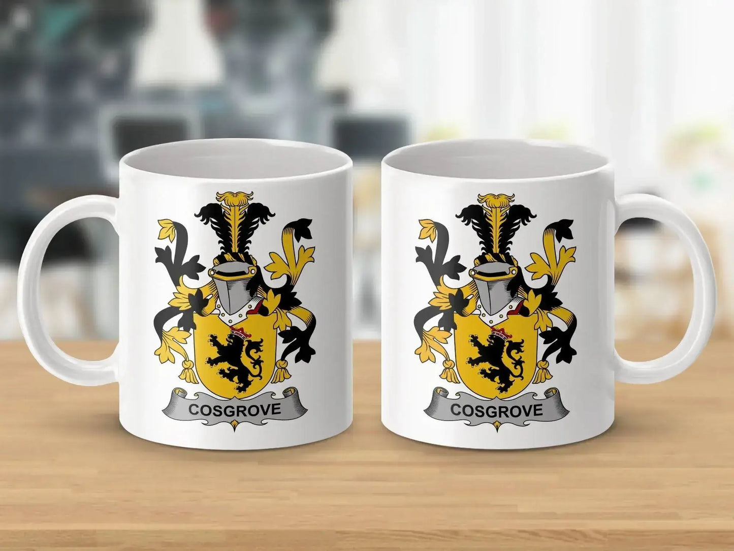 Cosgrove Surname Irish Family Crest Mug - Celtic Ancestry Gifts