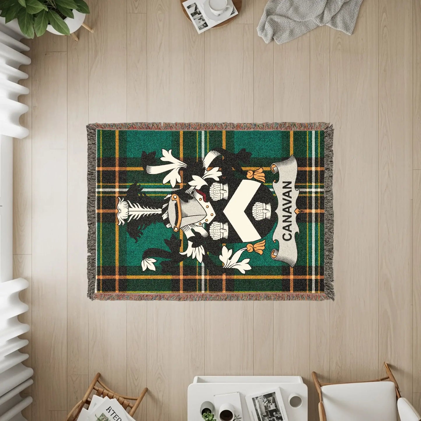CANAVAN Tartan Crest Plaid Pattern product type