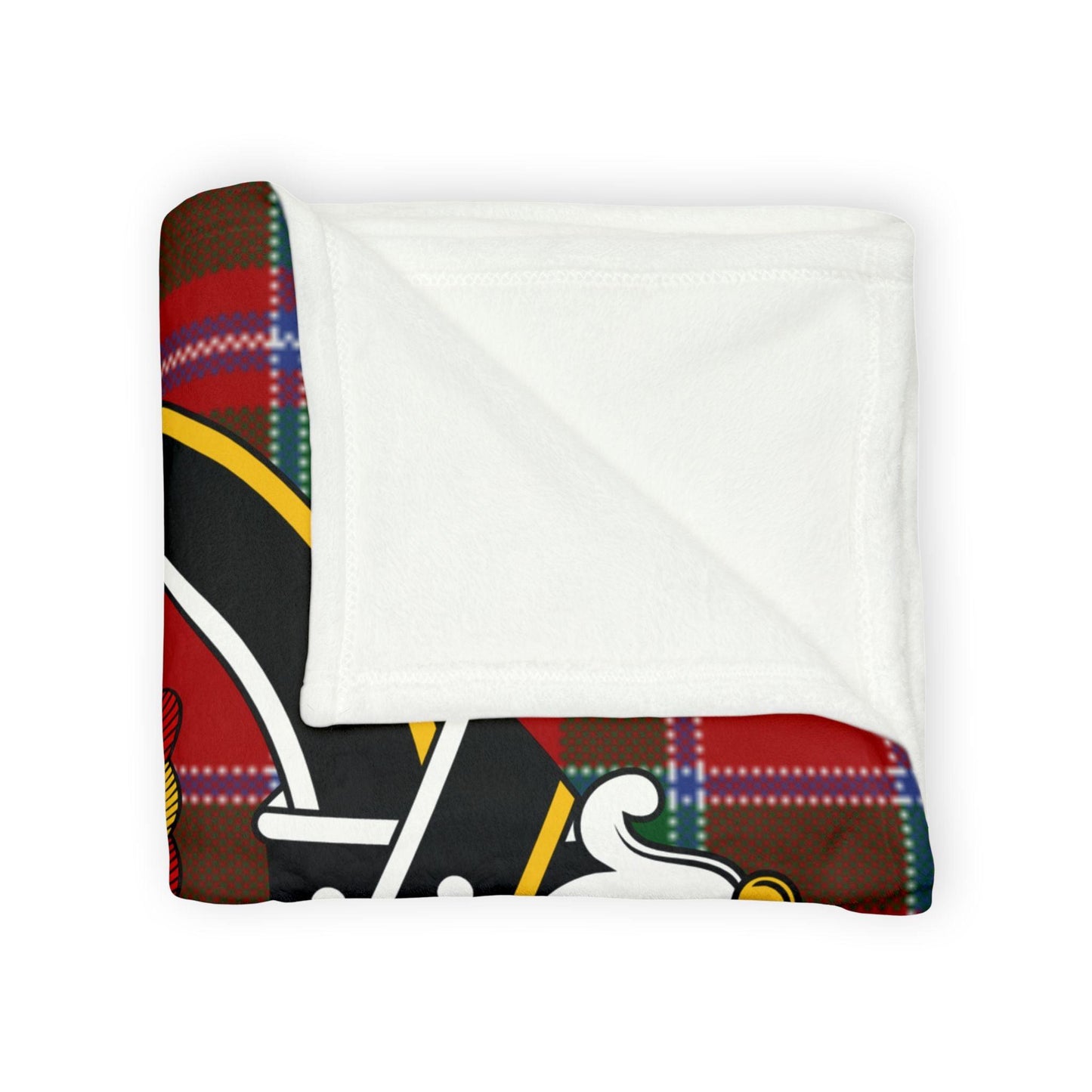 Spens Clan Tartan Blanket – Scottish Crest Throw