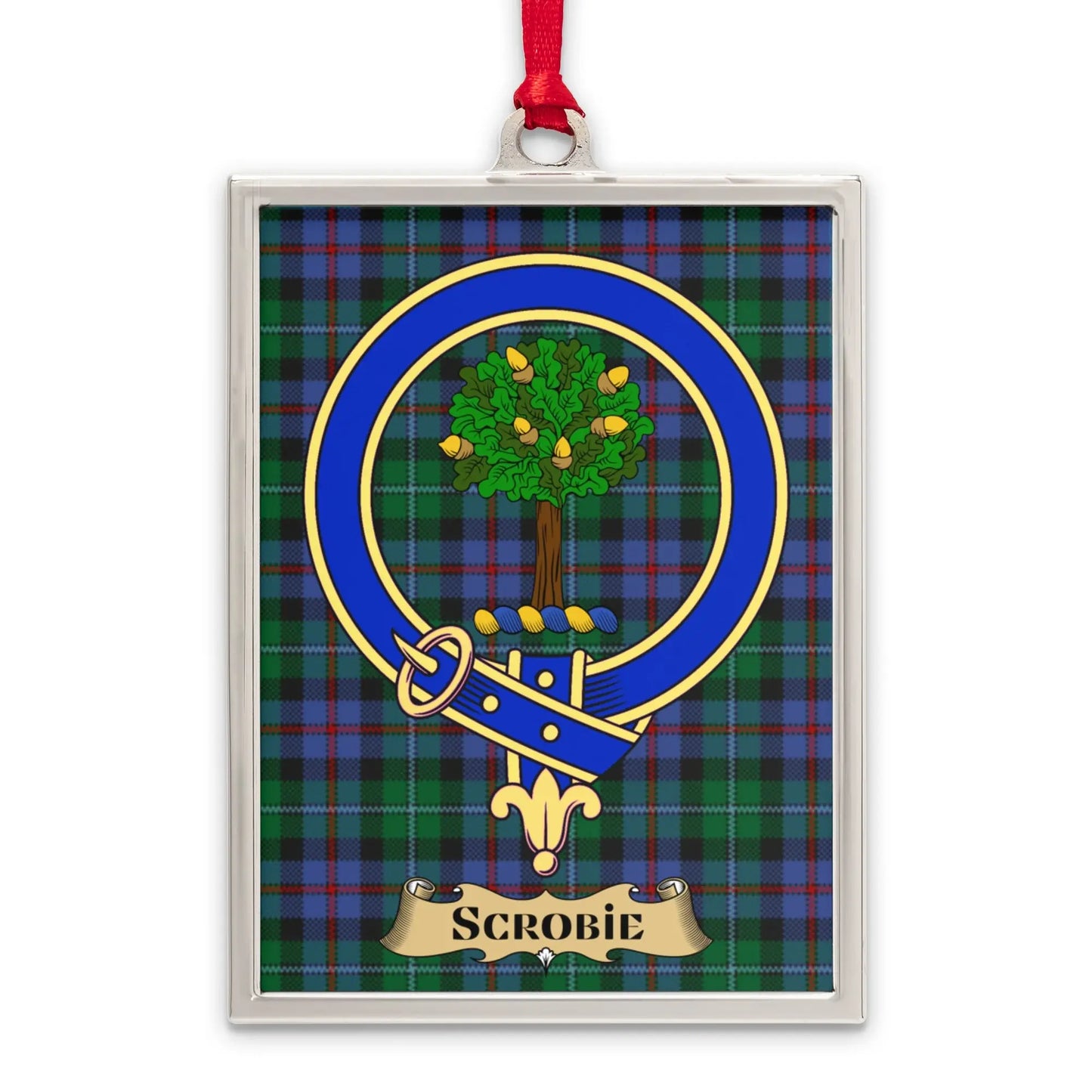 Scottish Clan Scrobie Crest Ornament Christmas product