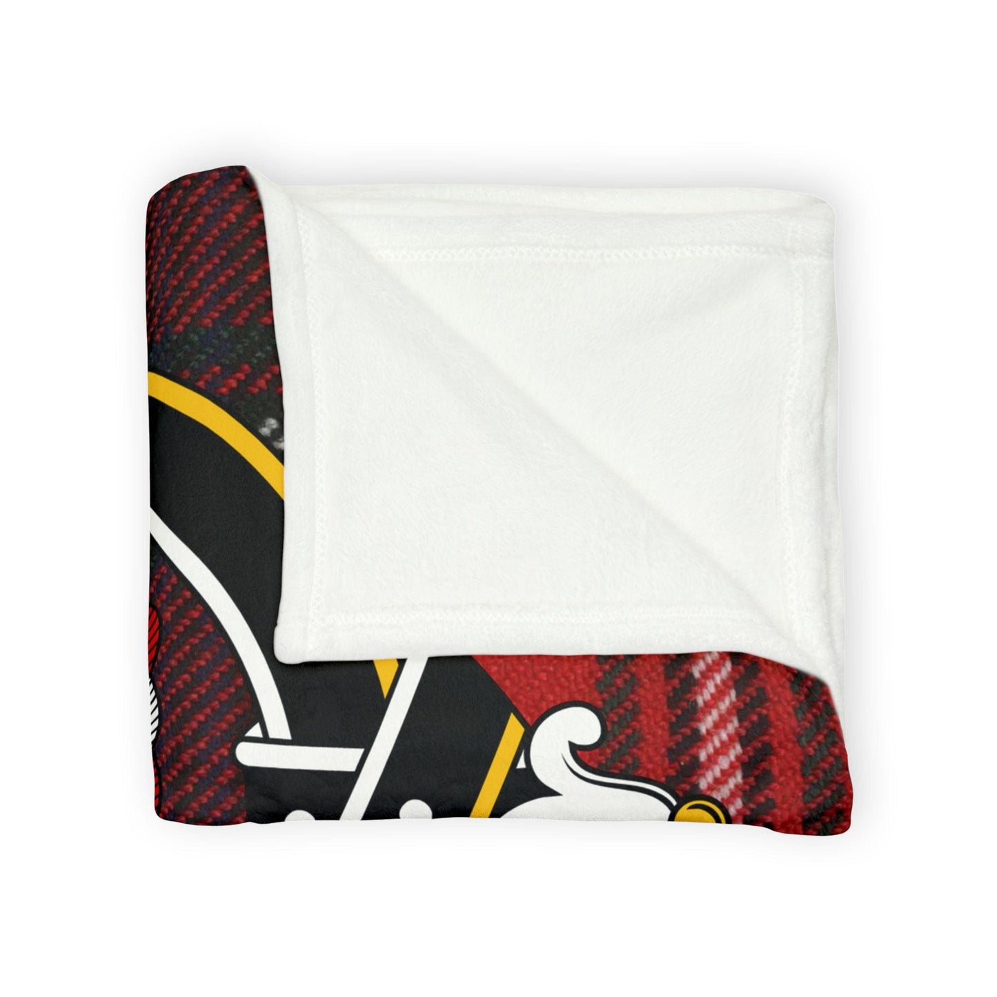 Fullerton Clan Tartan Blanket – Scottish Crest Throw