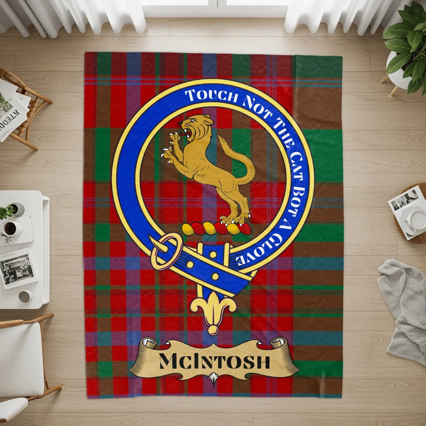 Touch Not The Cat Bot A Glove McIntosh Rug product