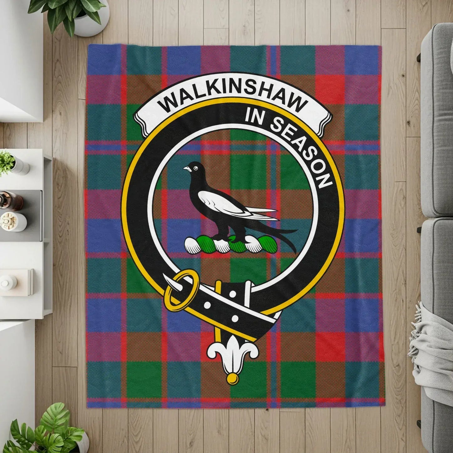Walkinshaw In Season Tartan Pattern Blanket product
