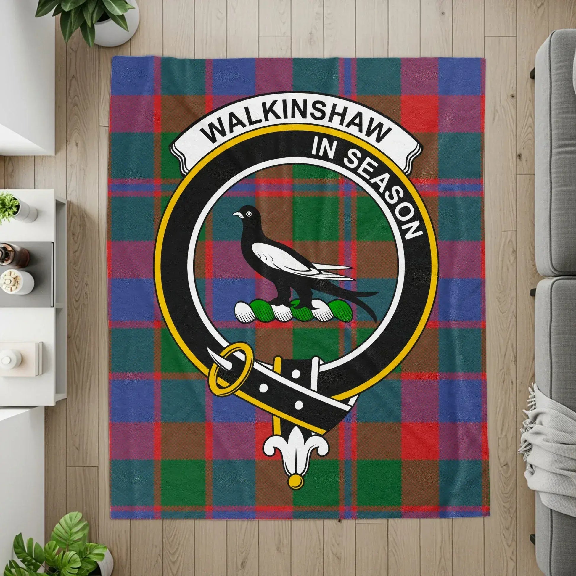 Walkinshaw In Season Tartan Pattern Blanket product