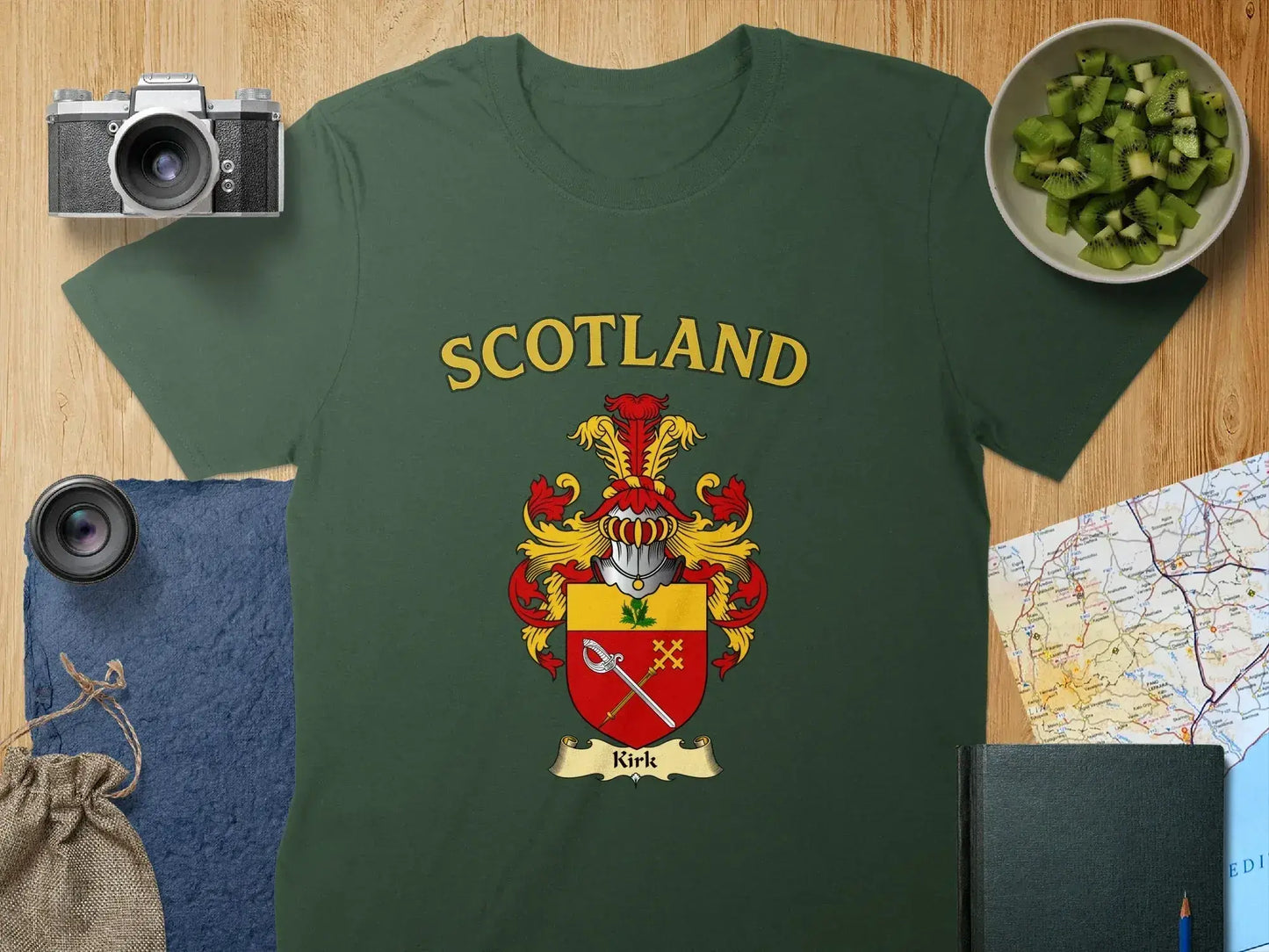 Graphic Scotland Kirk Family Crest T-shirt product