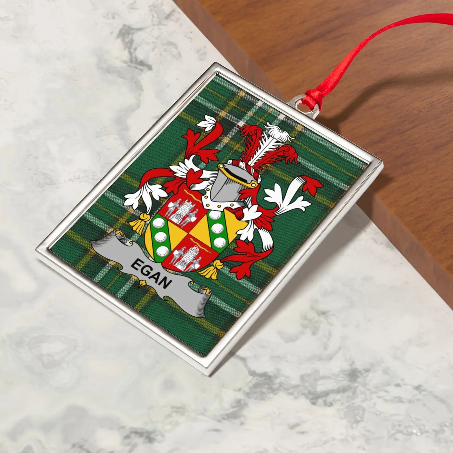 Egan Family Name Crest Ornament product type