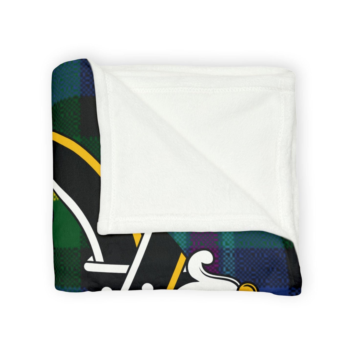 Dalrymple Clan Tartan Blanket – Scottish Crest Throw, Soft & Cozy