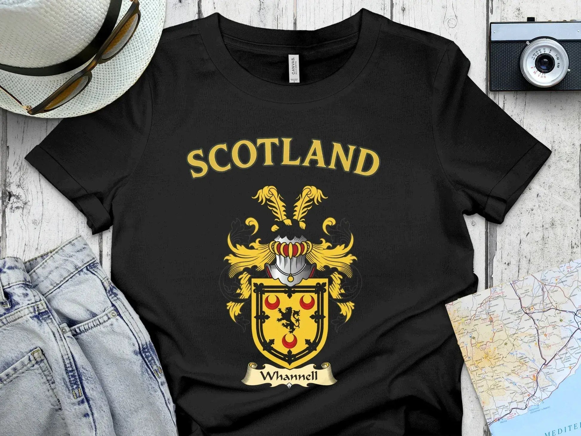 Scotland Whannell Coat of Arms Graphic T-Shirt product type