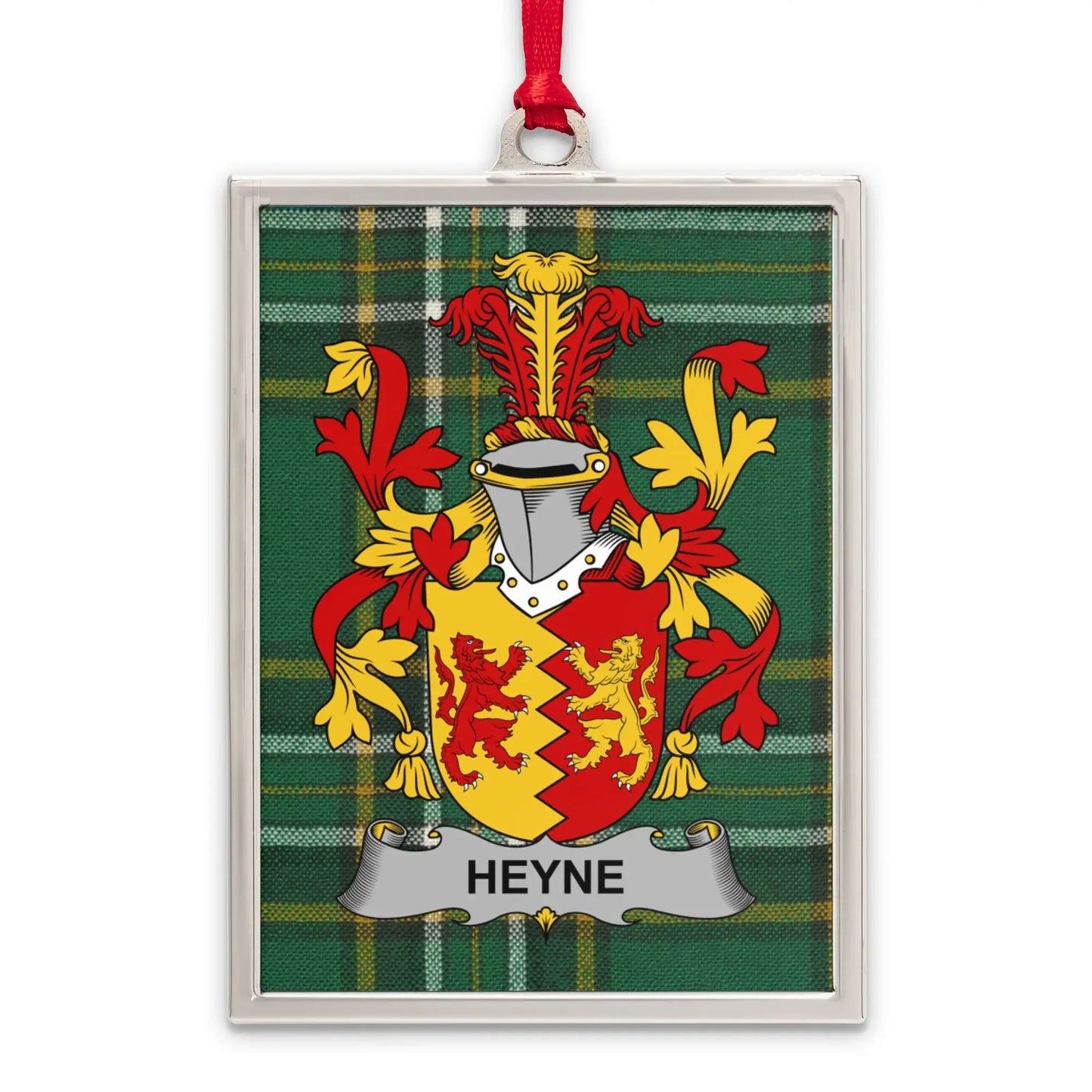 Heyne Family Crest Hanging Ornament product