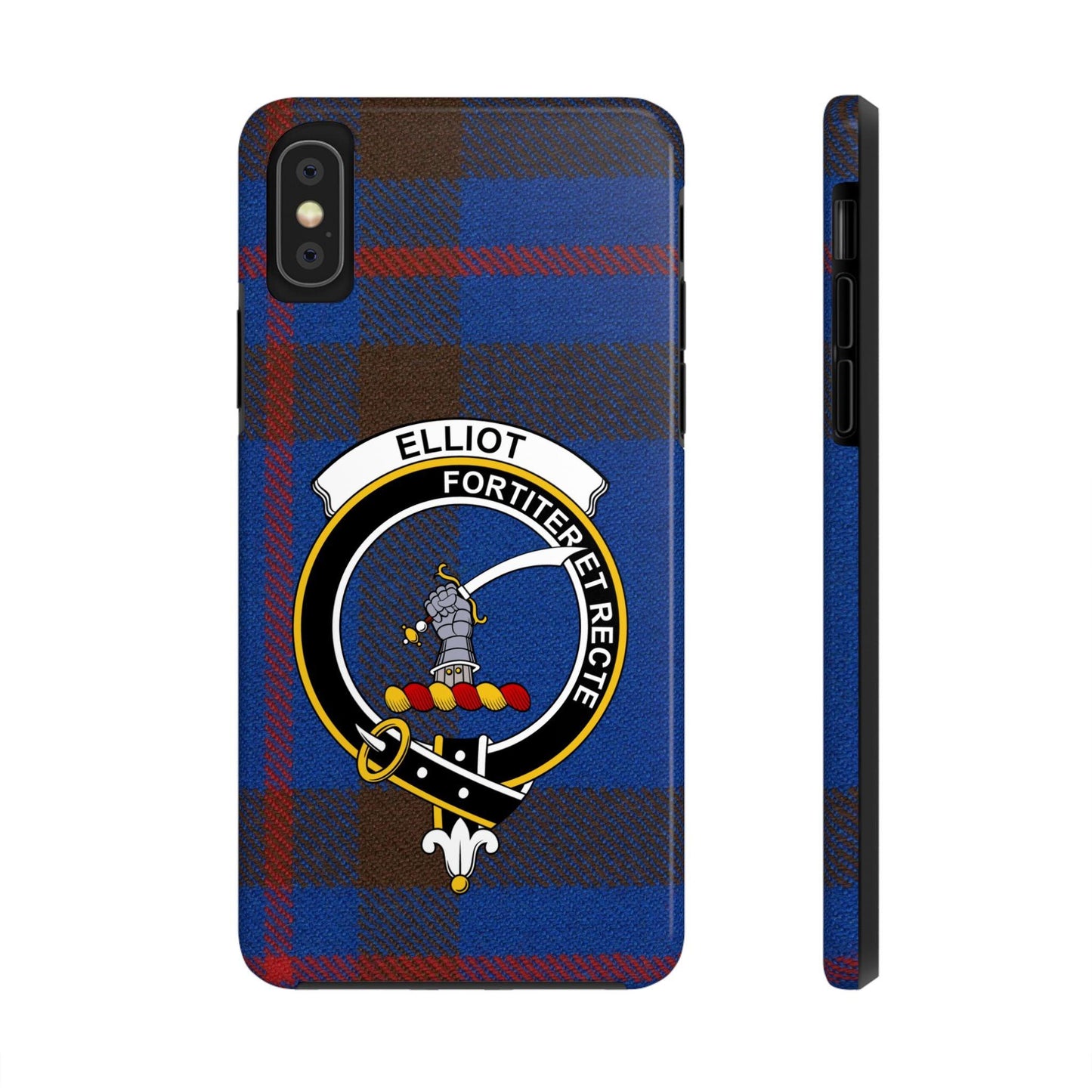 Elliot Clan Scottish Crest Tartan Cell Phone Case