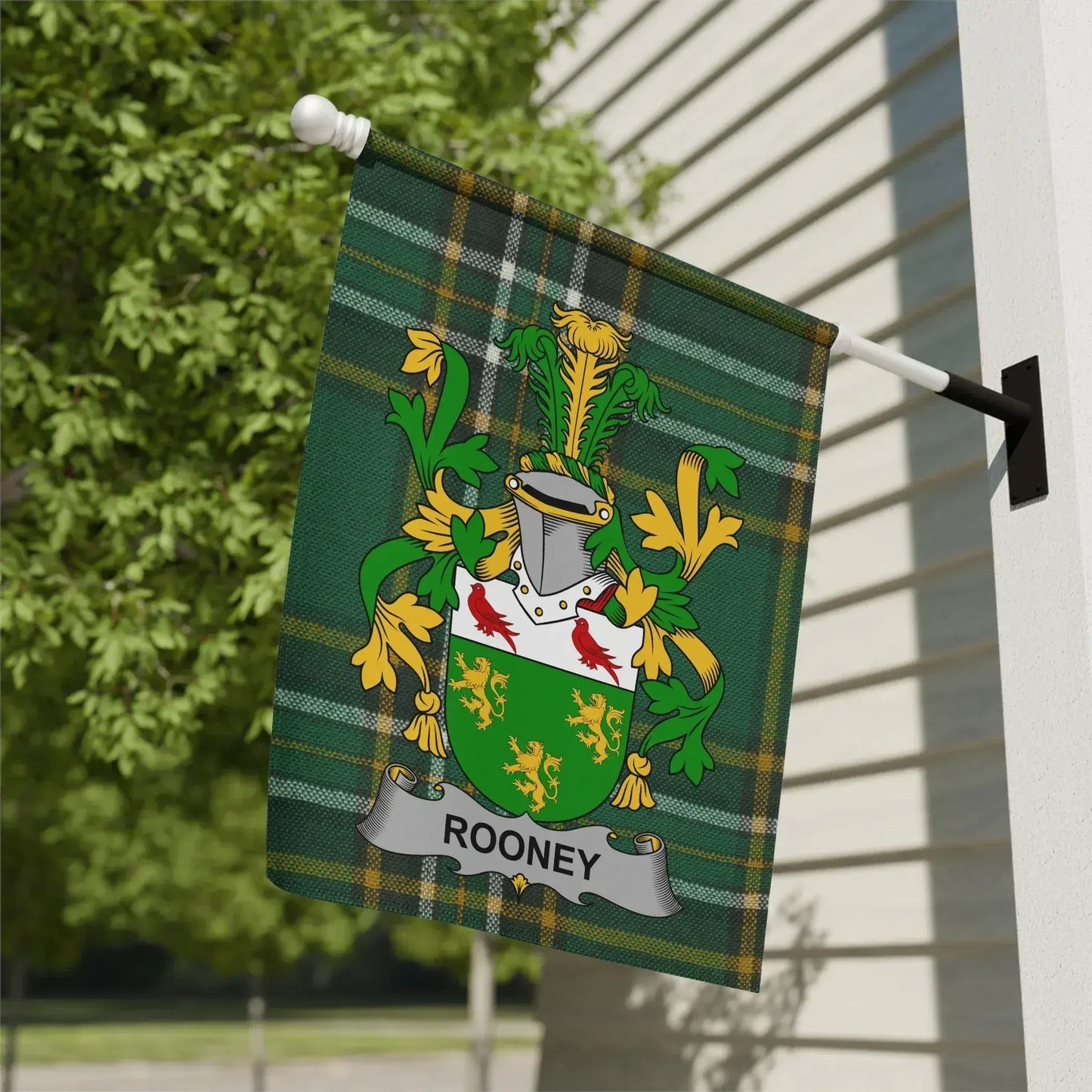 Rooney Family Crest House Garden Flag product
