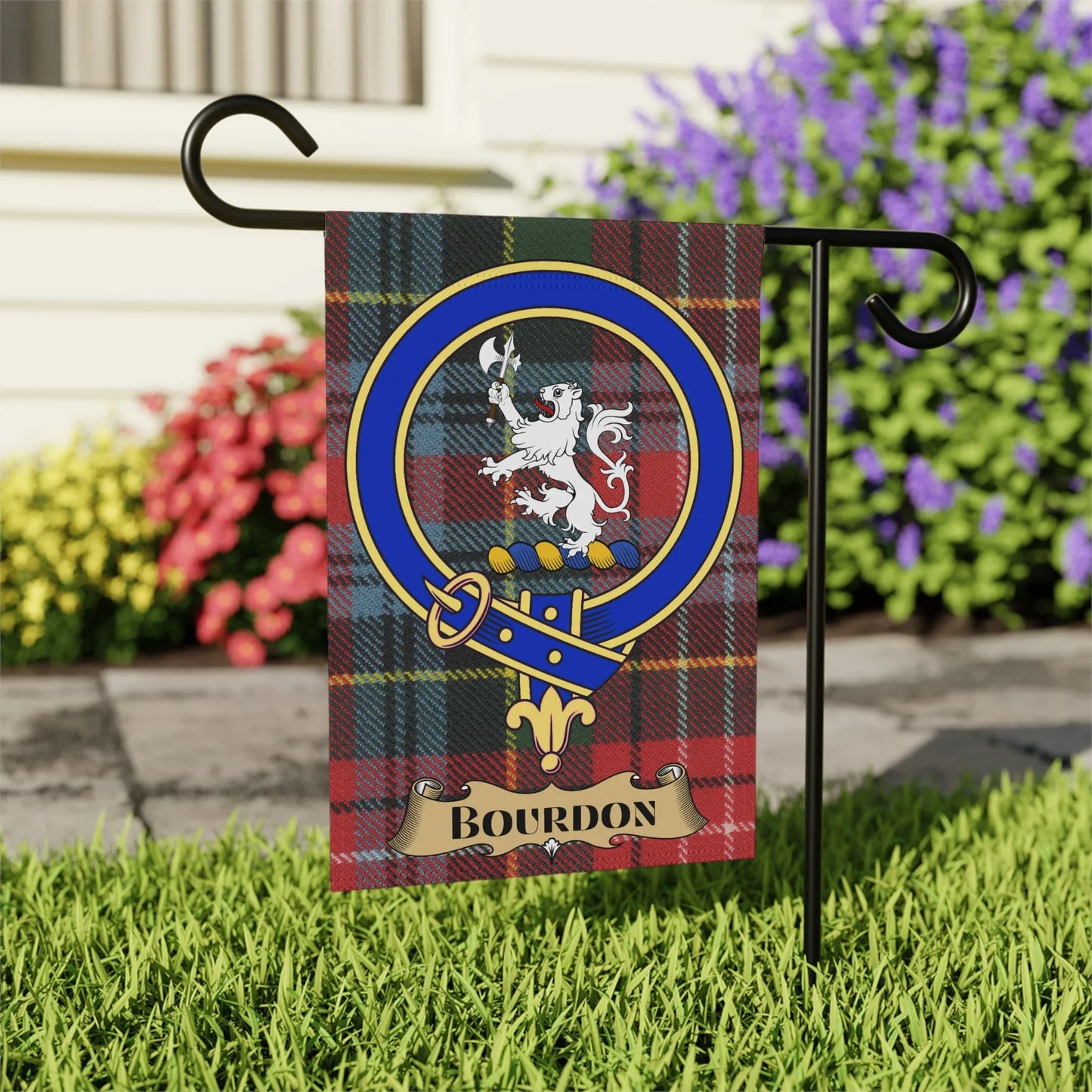 Bourdon Plaid Garden Flag Yard Sign product
