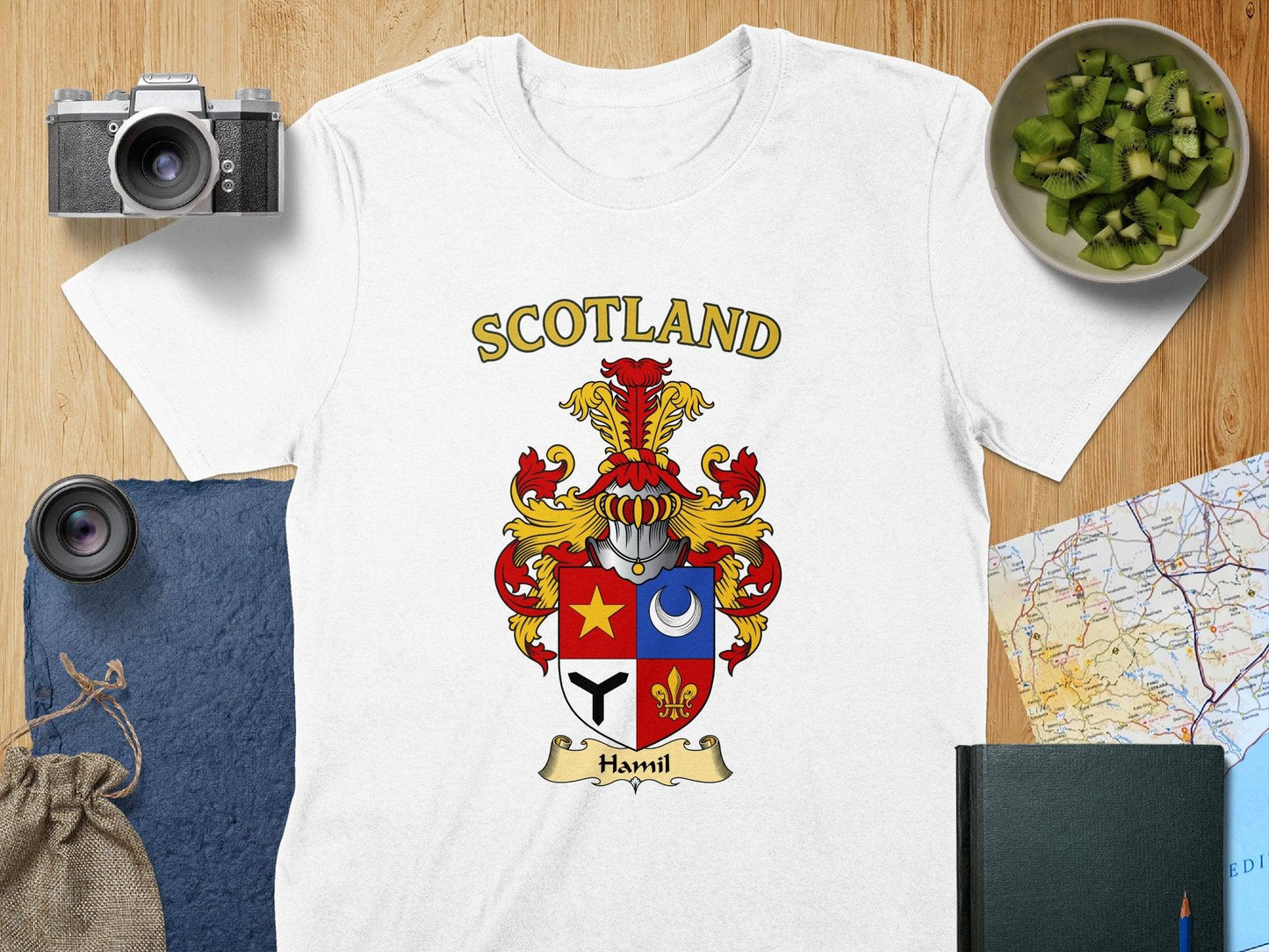 Scotland Crest Graphic T-Shirt Heritage Design product type