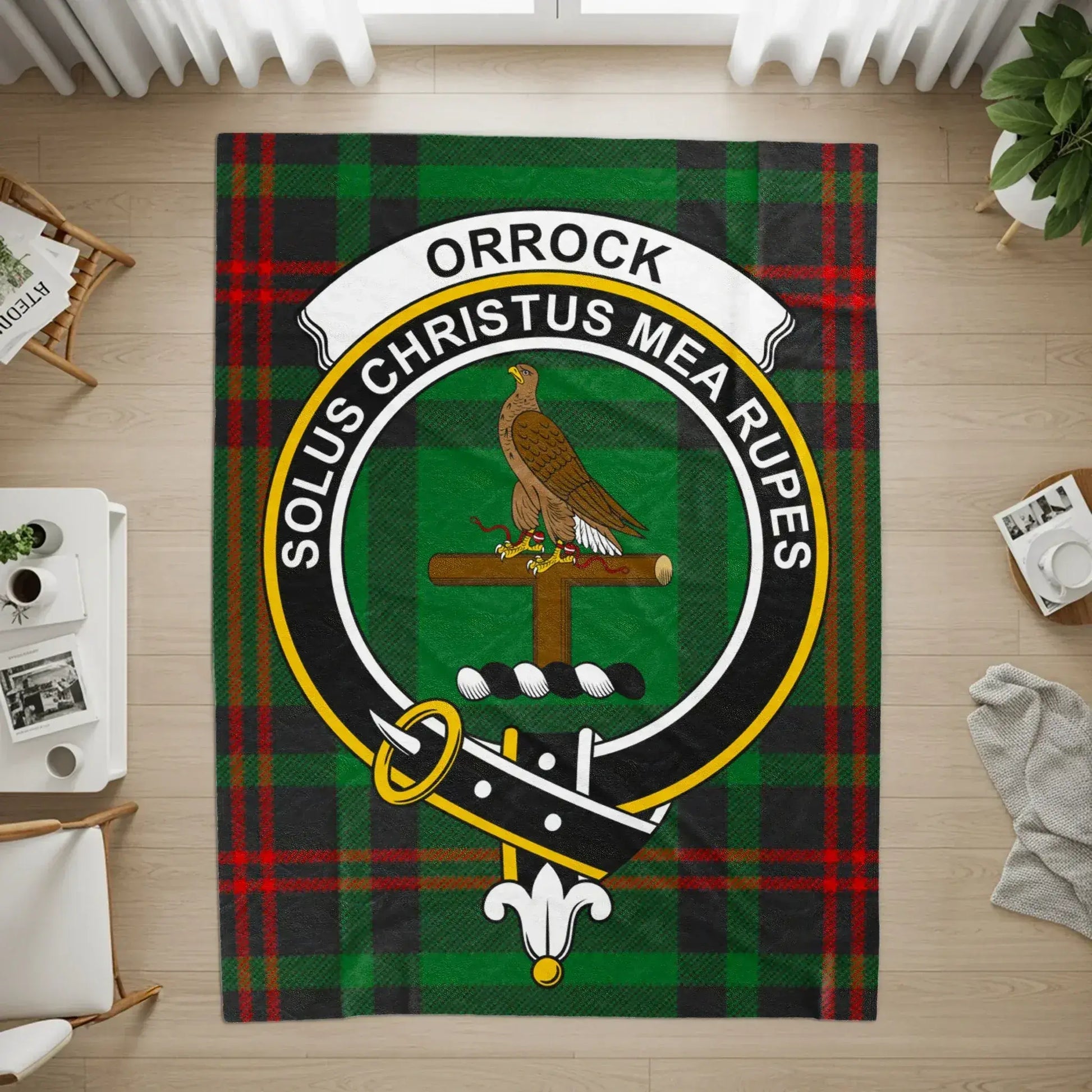 ORROCK Solus Christus Mea Rupes Tartan Blanket product