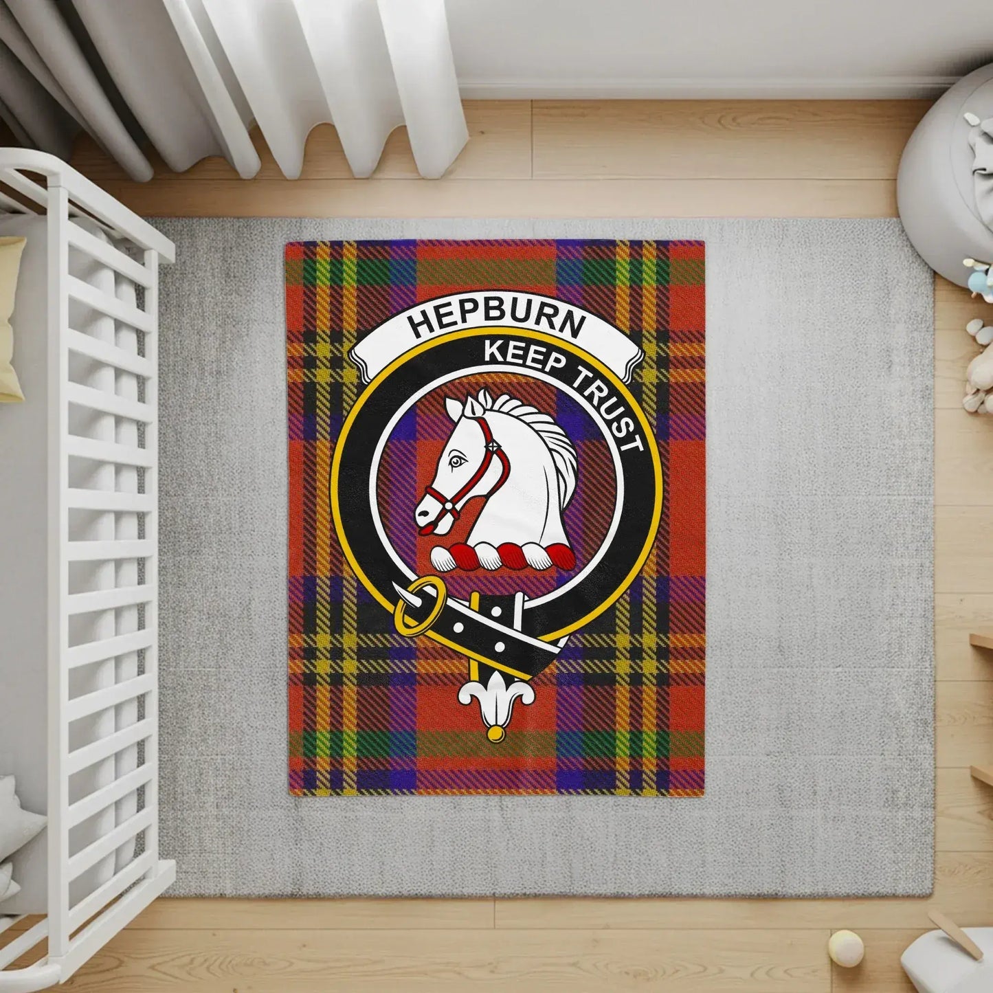 Hepburn Keep Trust Plaid Design Rug product