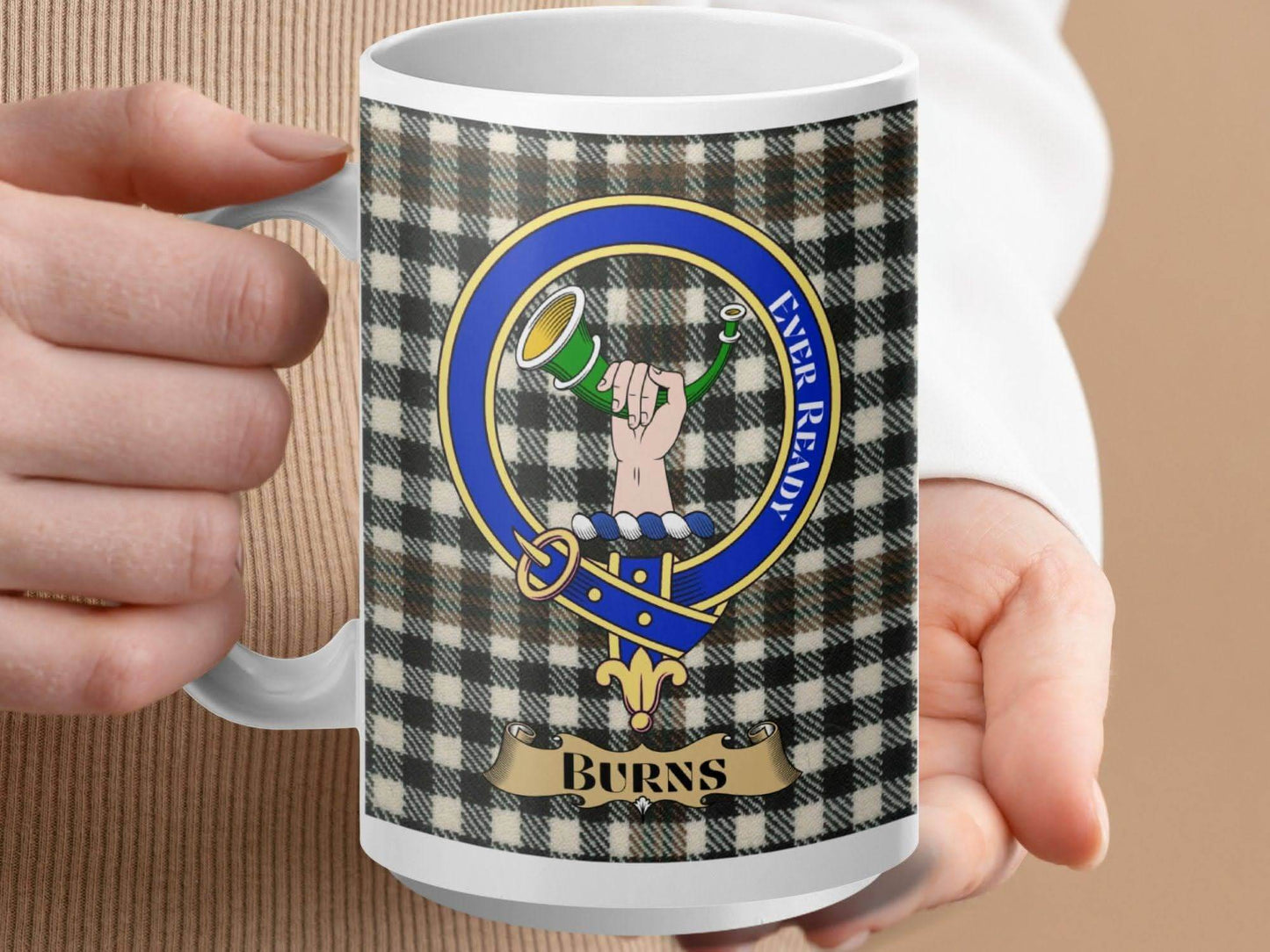 Burns Ever Ready Clan Crest Printed Mug product type