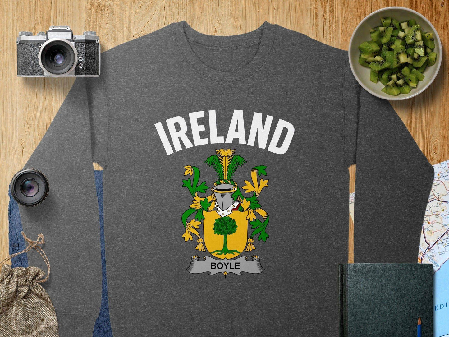 Ireland Boyle Crest Graphic Long Sleeve Shirt product type