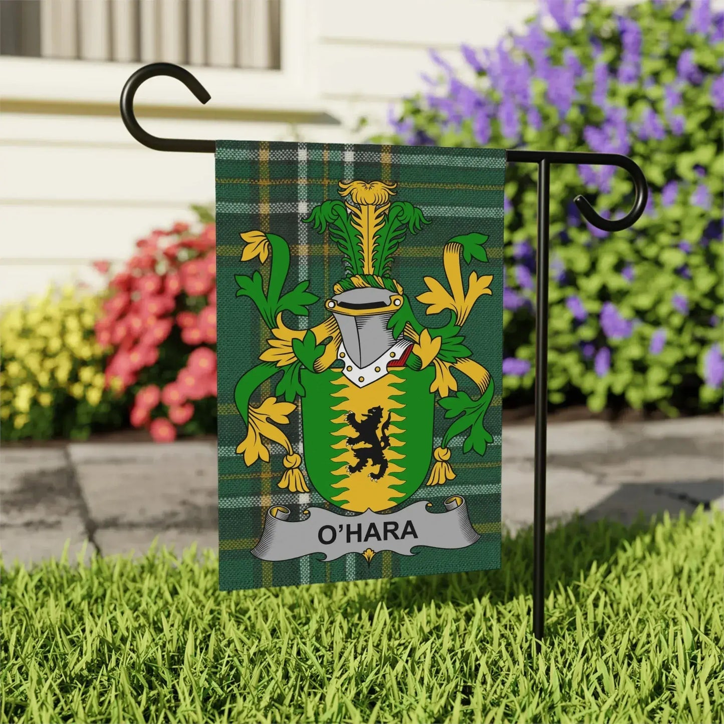 O'HARA Family Crest Garden Flag product type