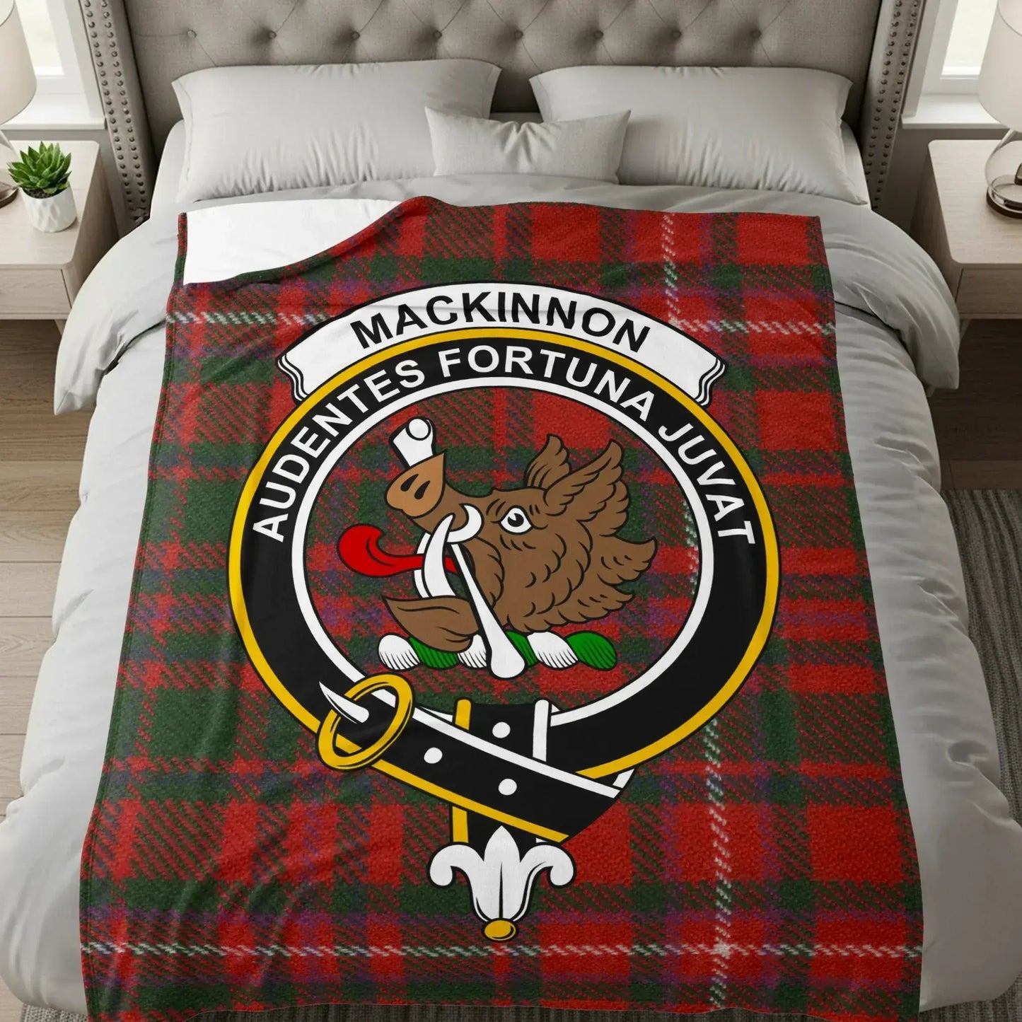 Mackinnon Audentes Fortuna Juvat Cozy Bed Blanket product