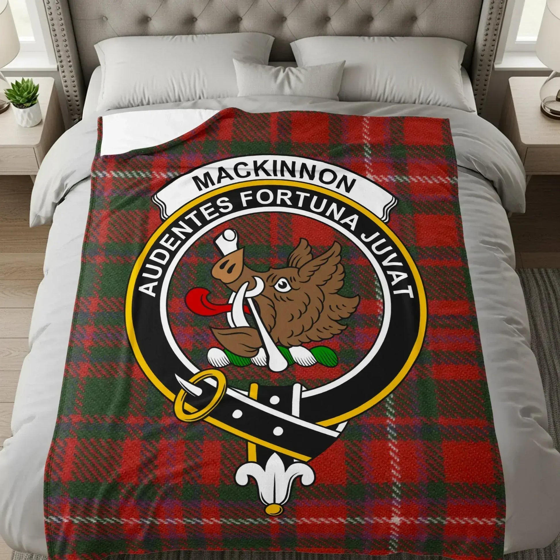 Mackinnon Audentes Fortuna Juvat Cozy Bed Blanket product