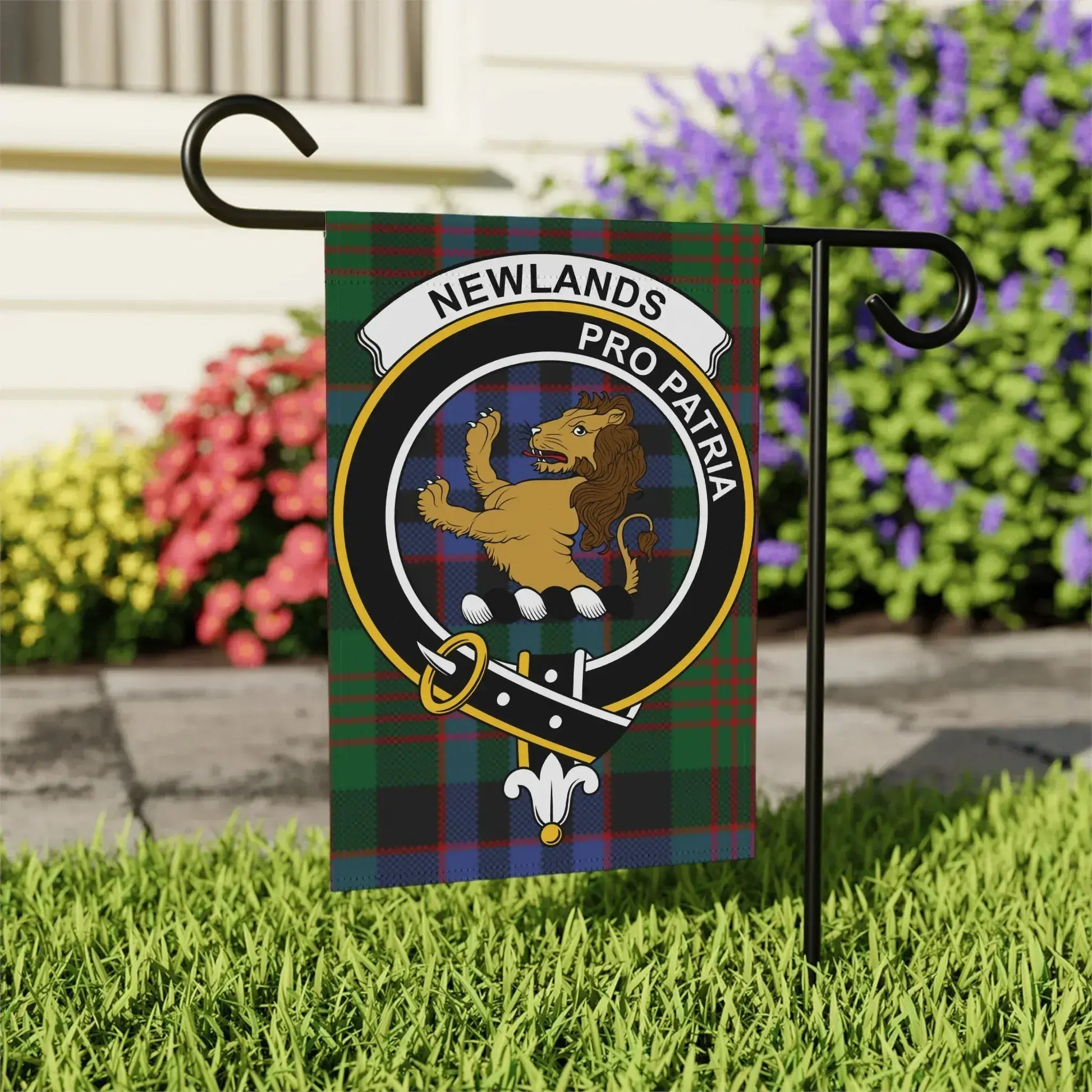 Newlands Pro Patria Crest Garden Flag product