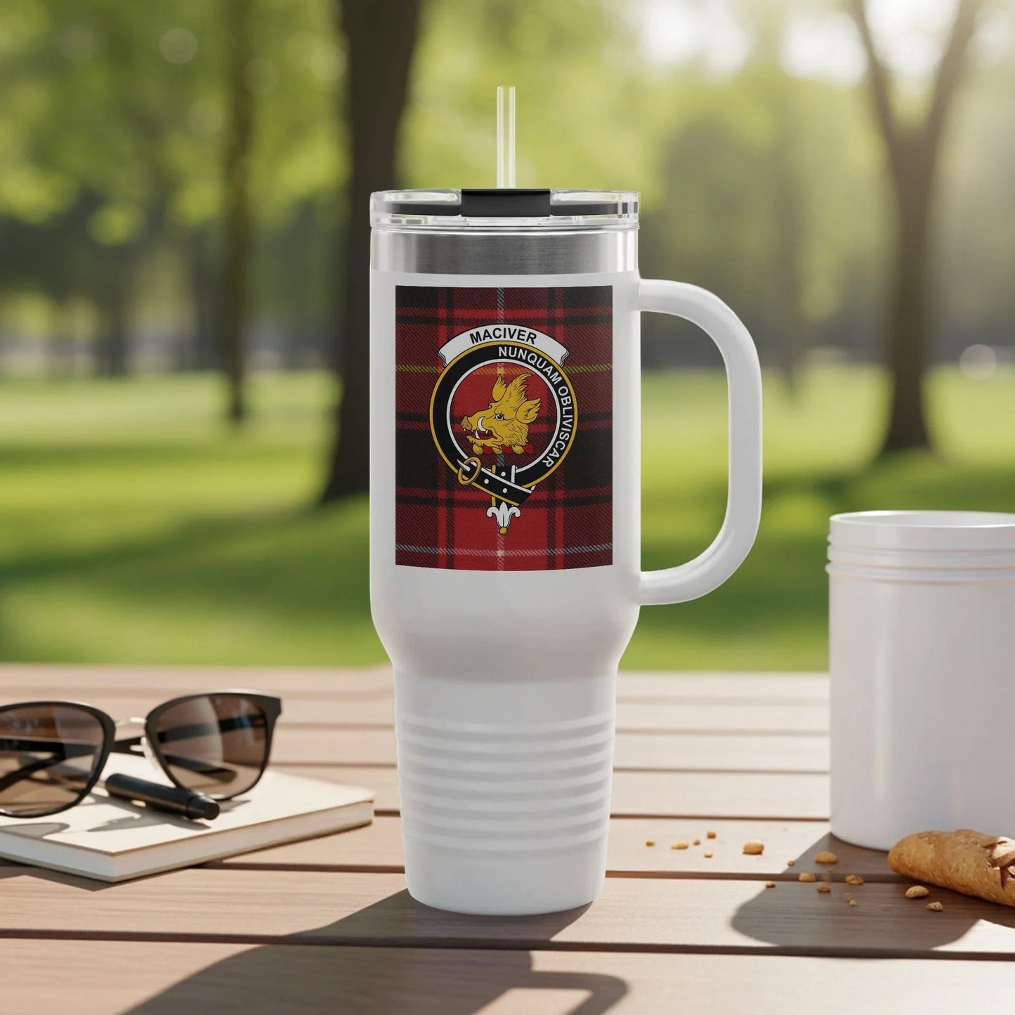 MacIver Nunchuck Staff Ceremonial Tartan Coffee Mug product