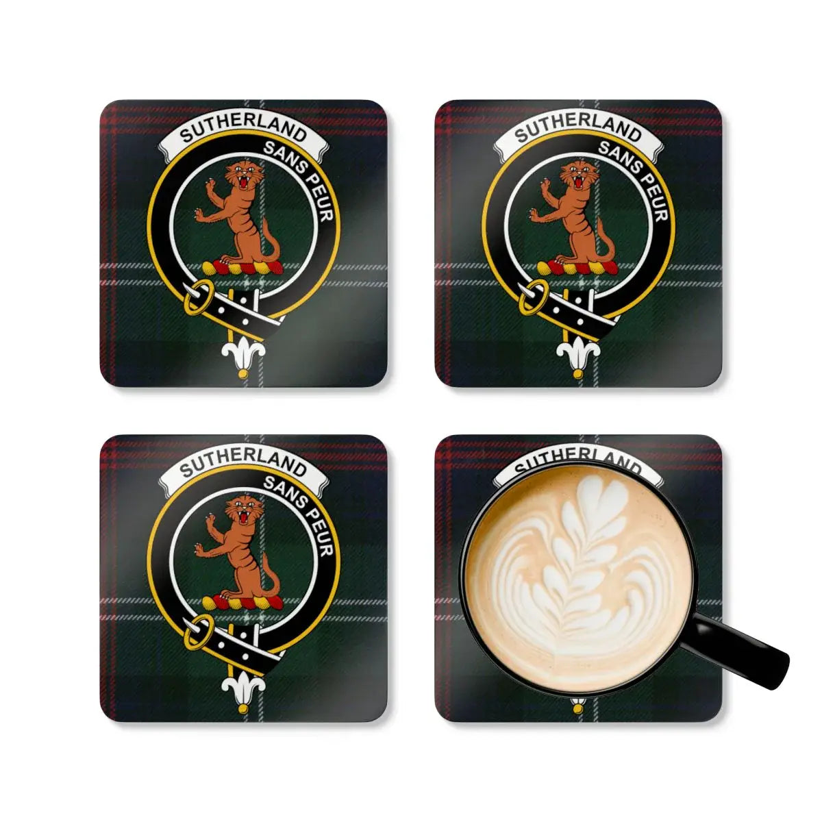 Sutherland Sans Peur Coasters Stylish Home Product