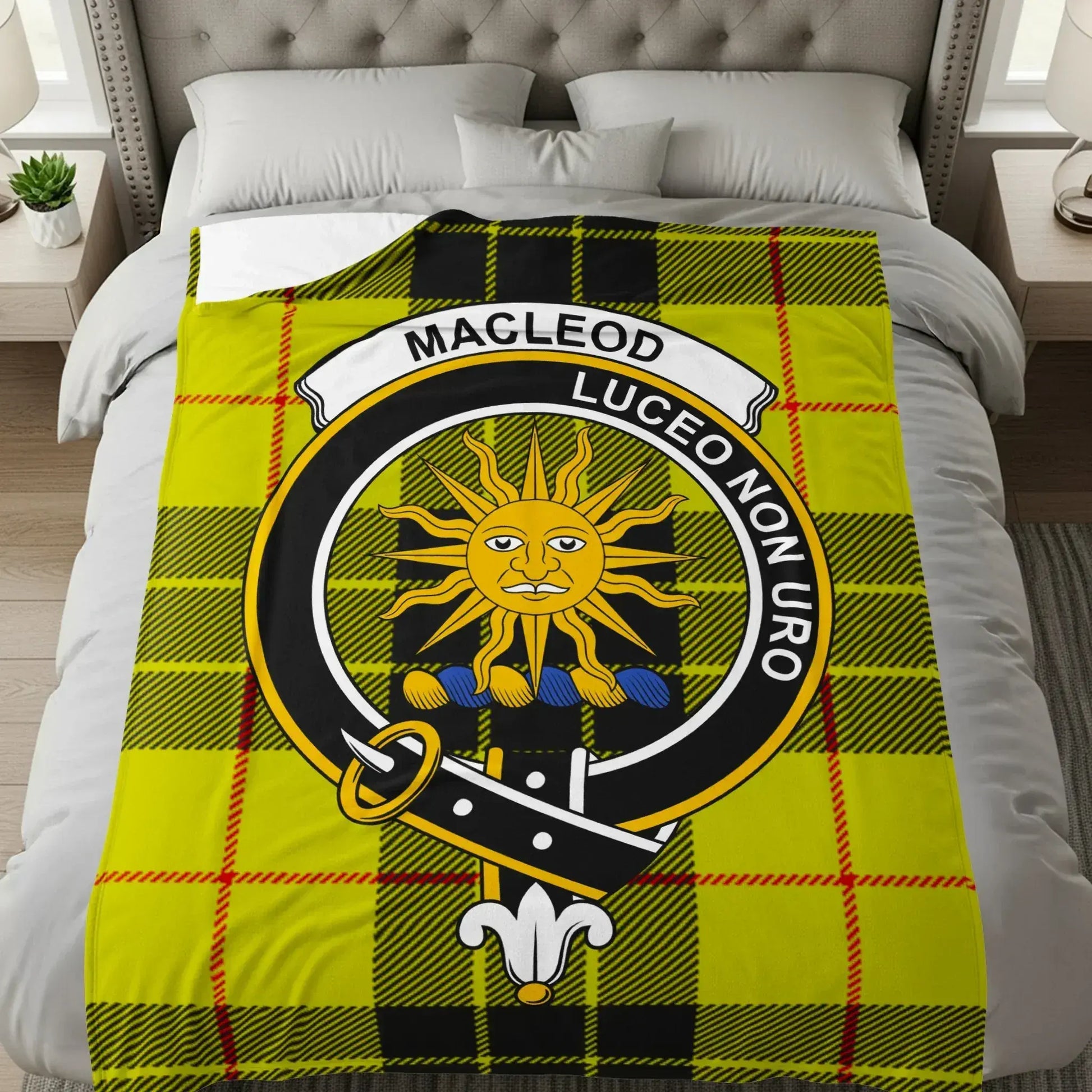 Macleod Luceo Non Uro Plaid Emblem Blanket product