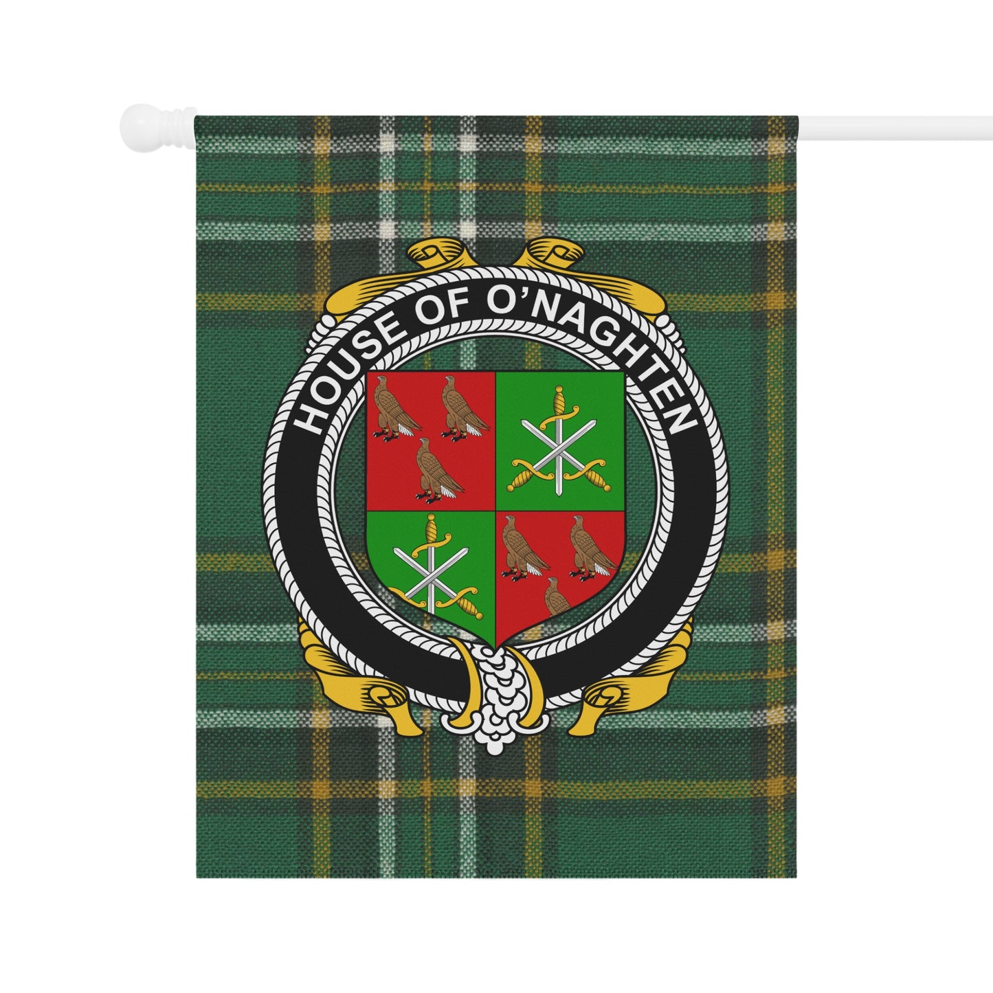 House of O'Naghten Plaid Flag Preferred for Outdoors