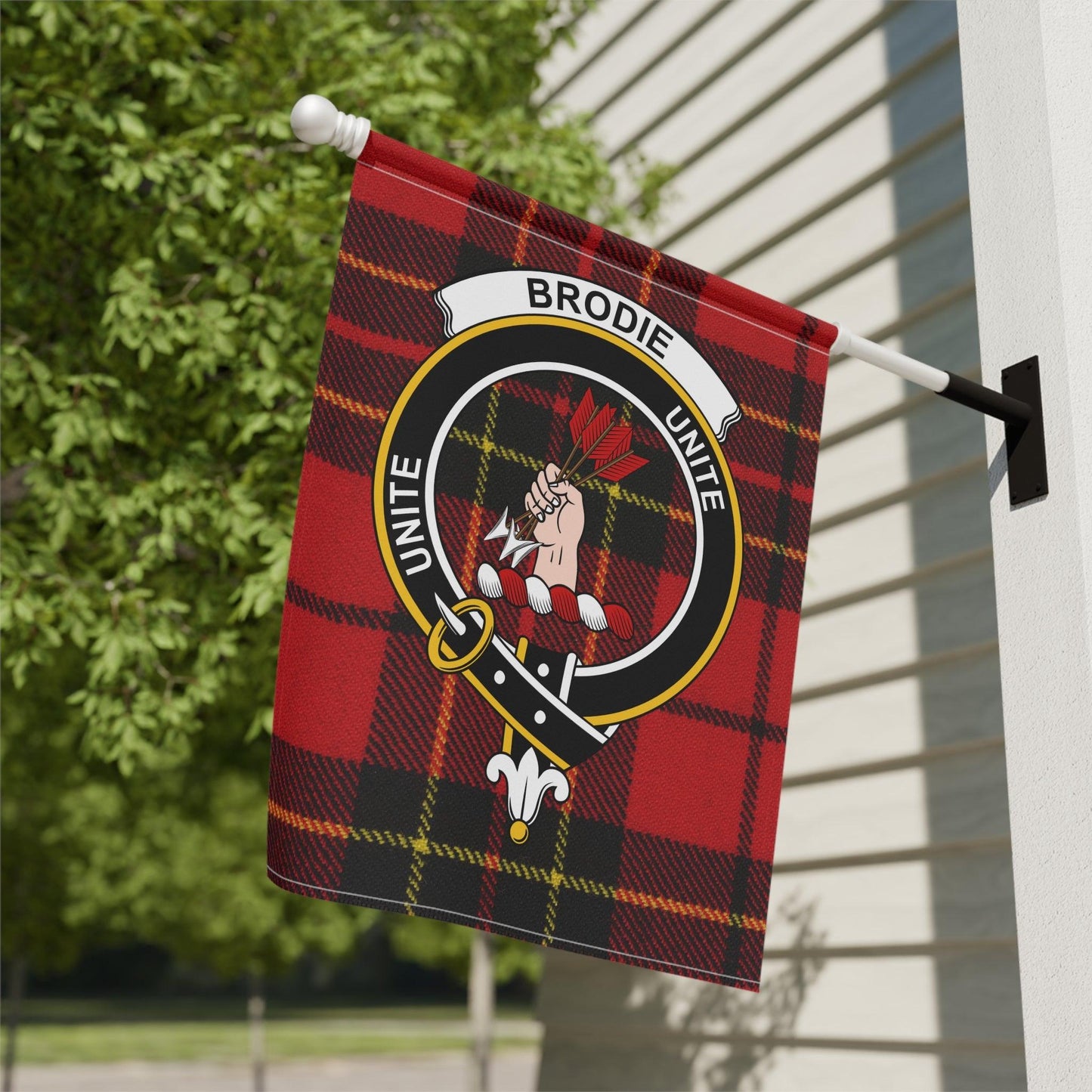 Brodie Clan Scottish Tartan Garden Flag