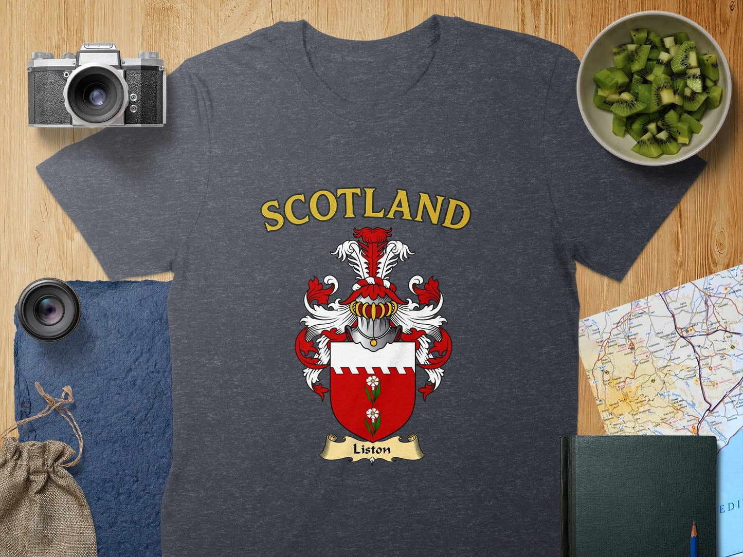Scotland Liston Family Crest Graphic T-Shirt product