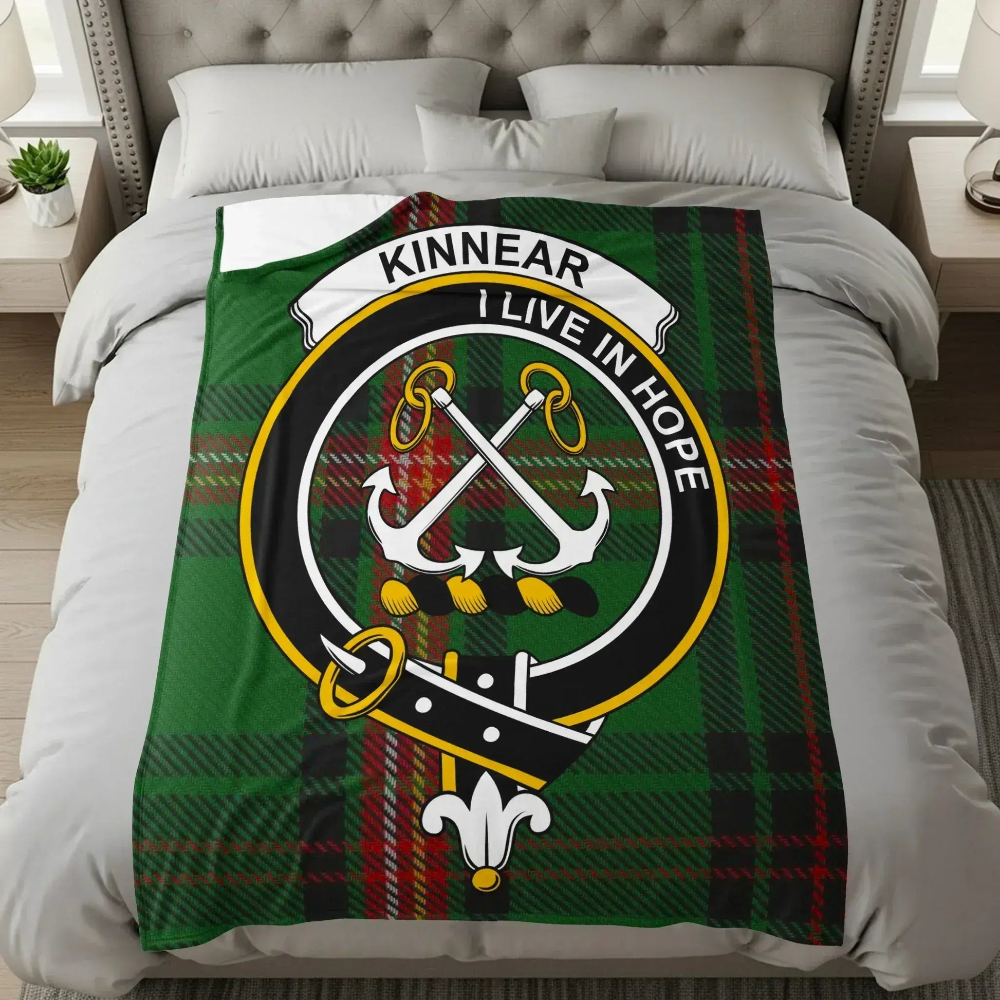 Kinnear I Live In Hope Plaid Blanket product