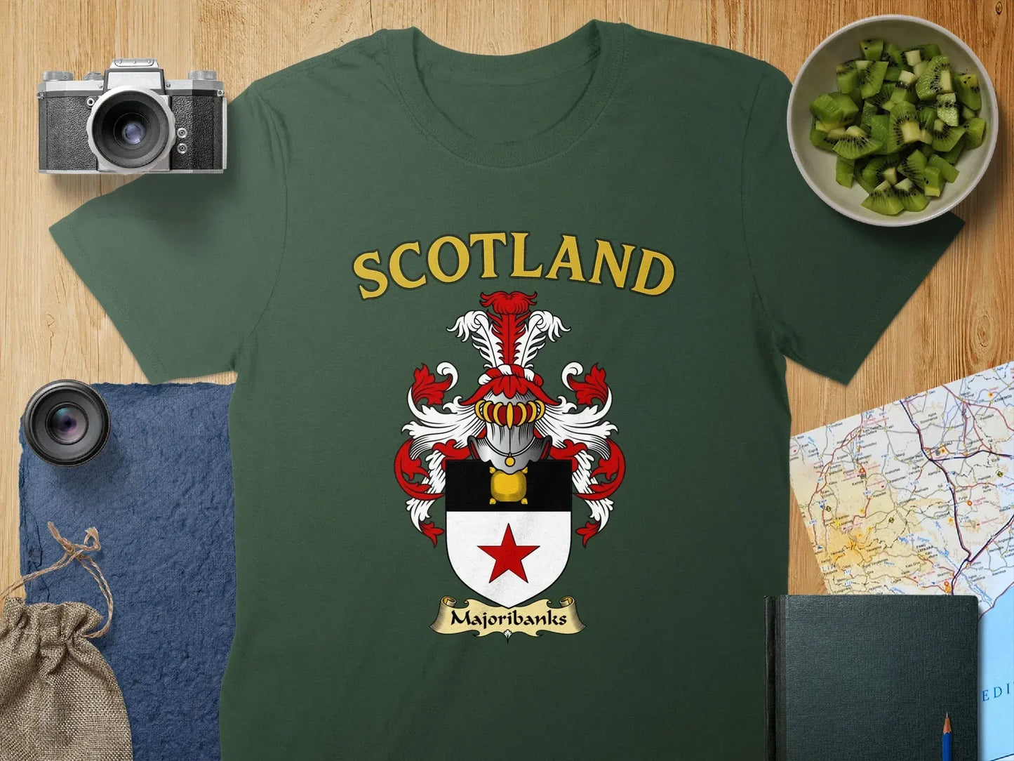 Scotland Majoribanks Crest Design Graphic T-Shirt product