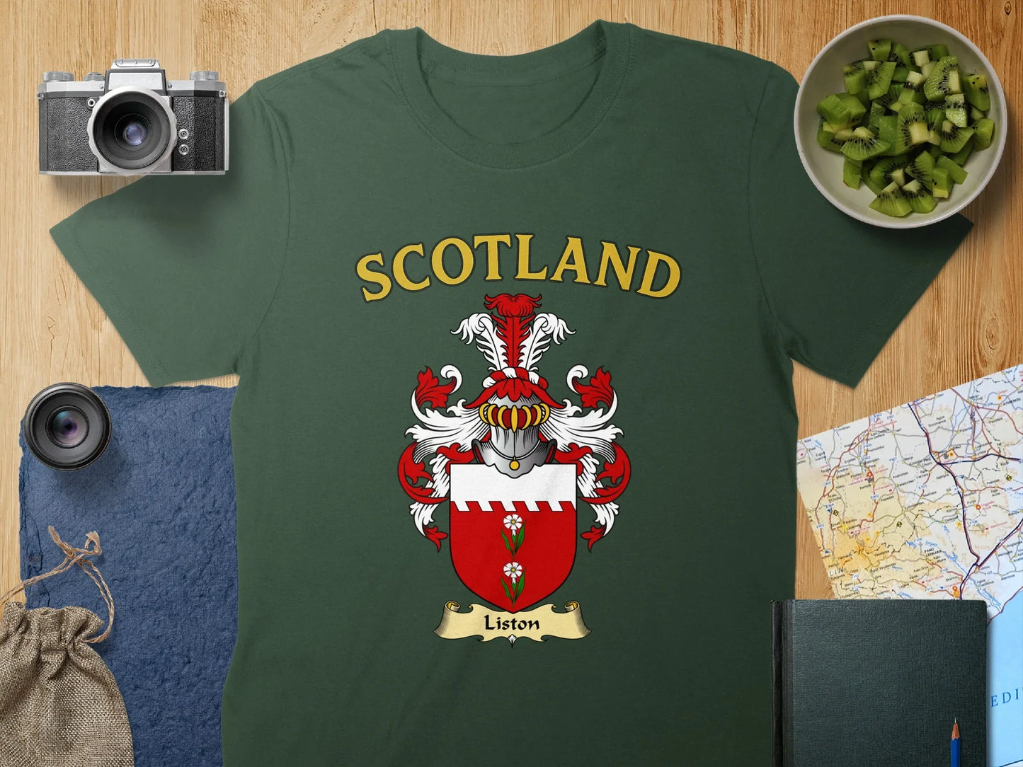 SCOTLAND Liston Family Crest T-Shirt uniquely designed product
