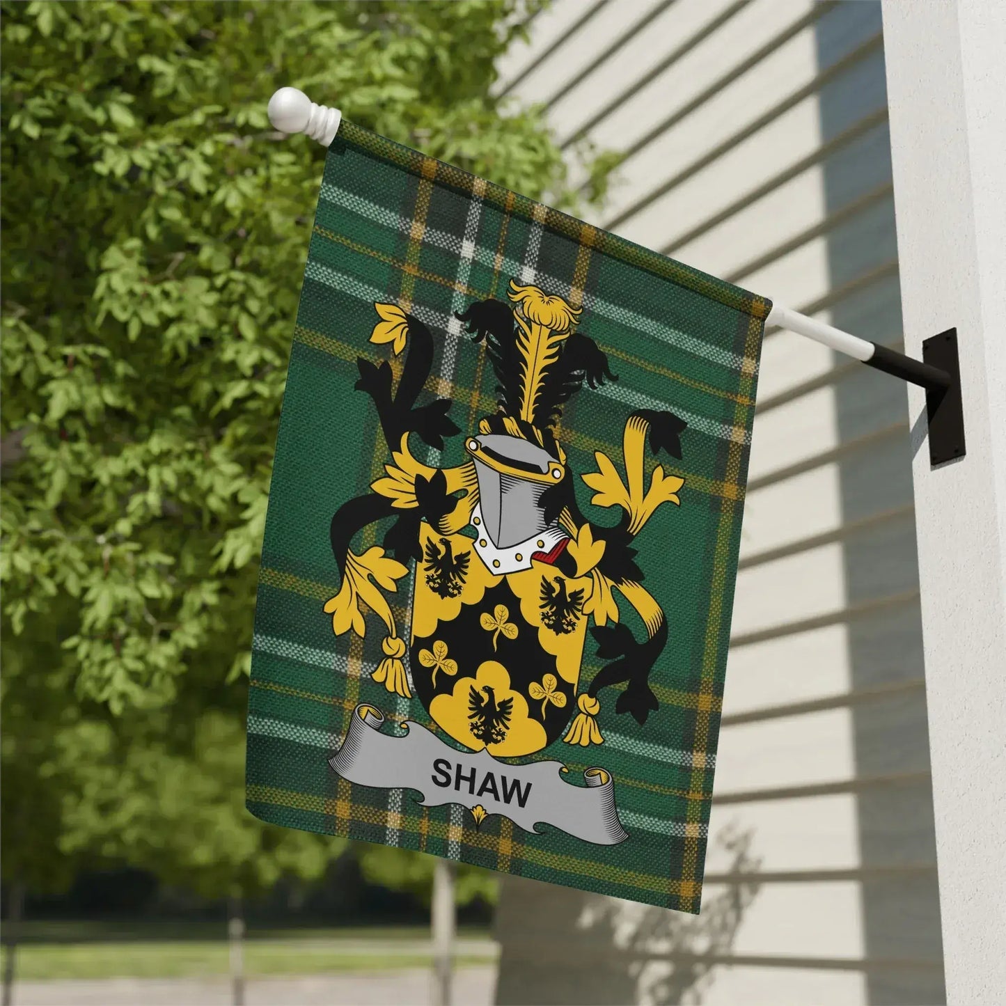 Shaw Coat of Arms Custom Family Crest Flag product