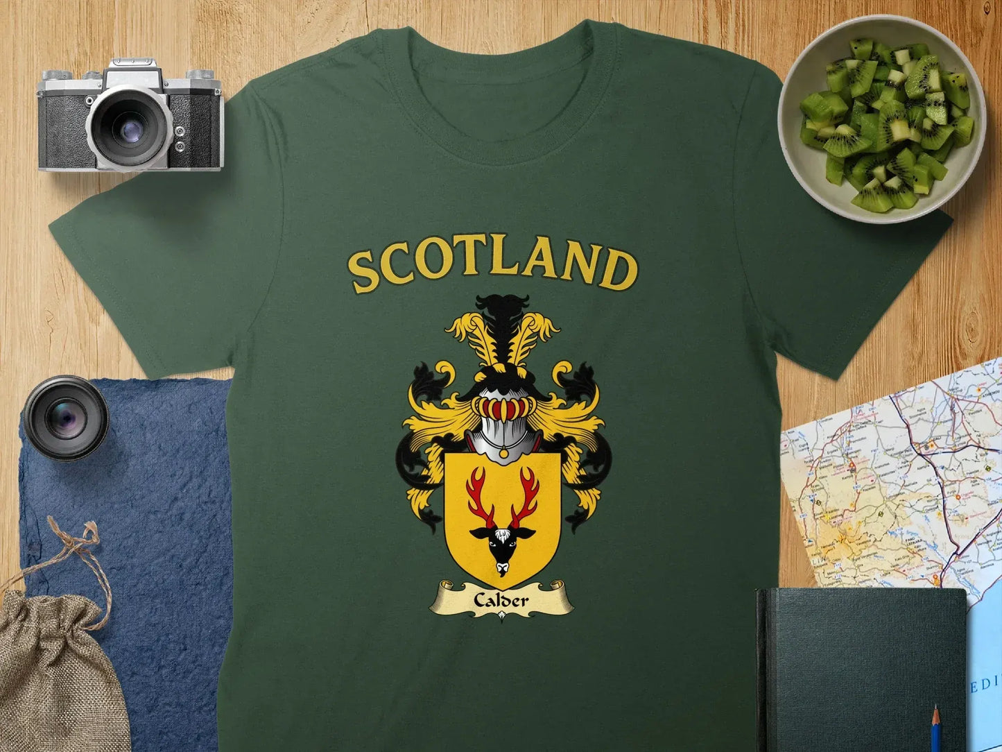 Scotland Crest Emblem Design Calber T-shirt product