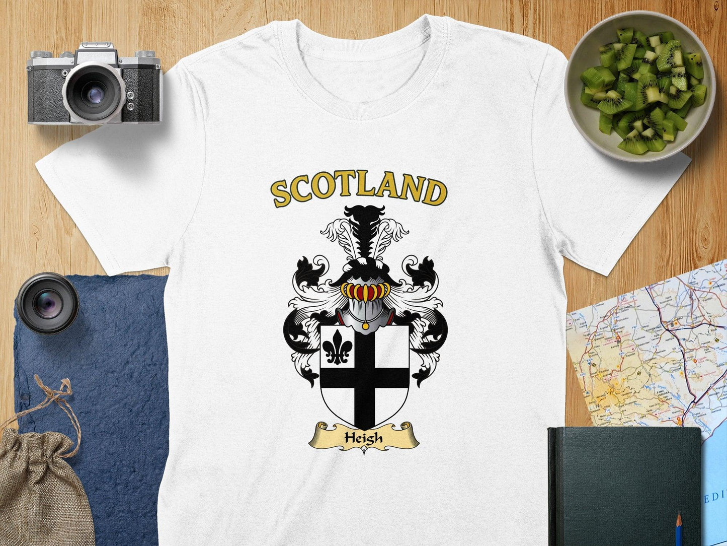 Scotland Heish Family Crest Decorative T-shirt product type