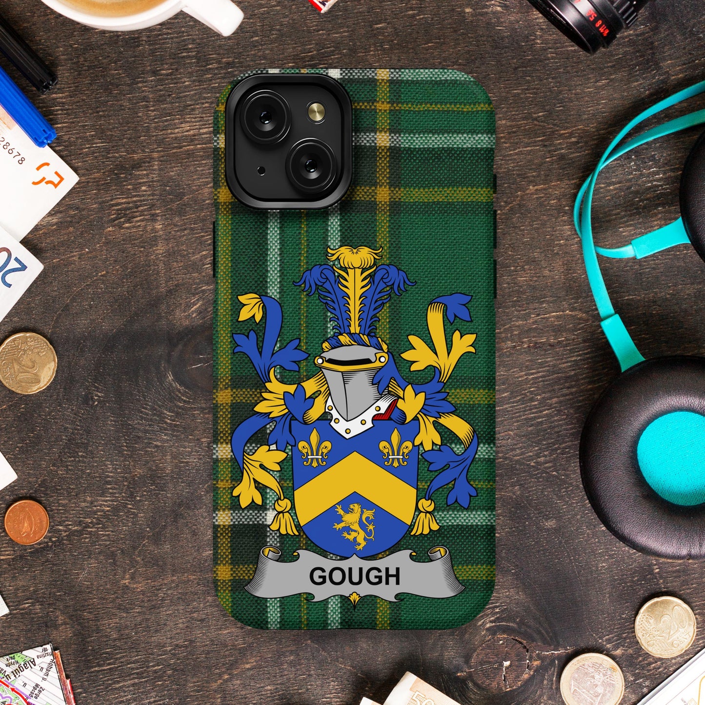 Family Crest and Tartan Custom Phone Case product
