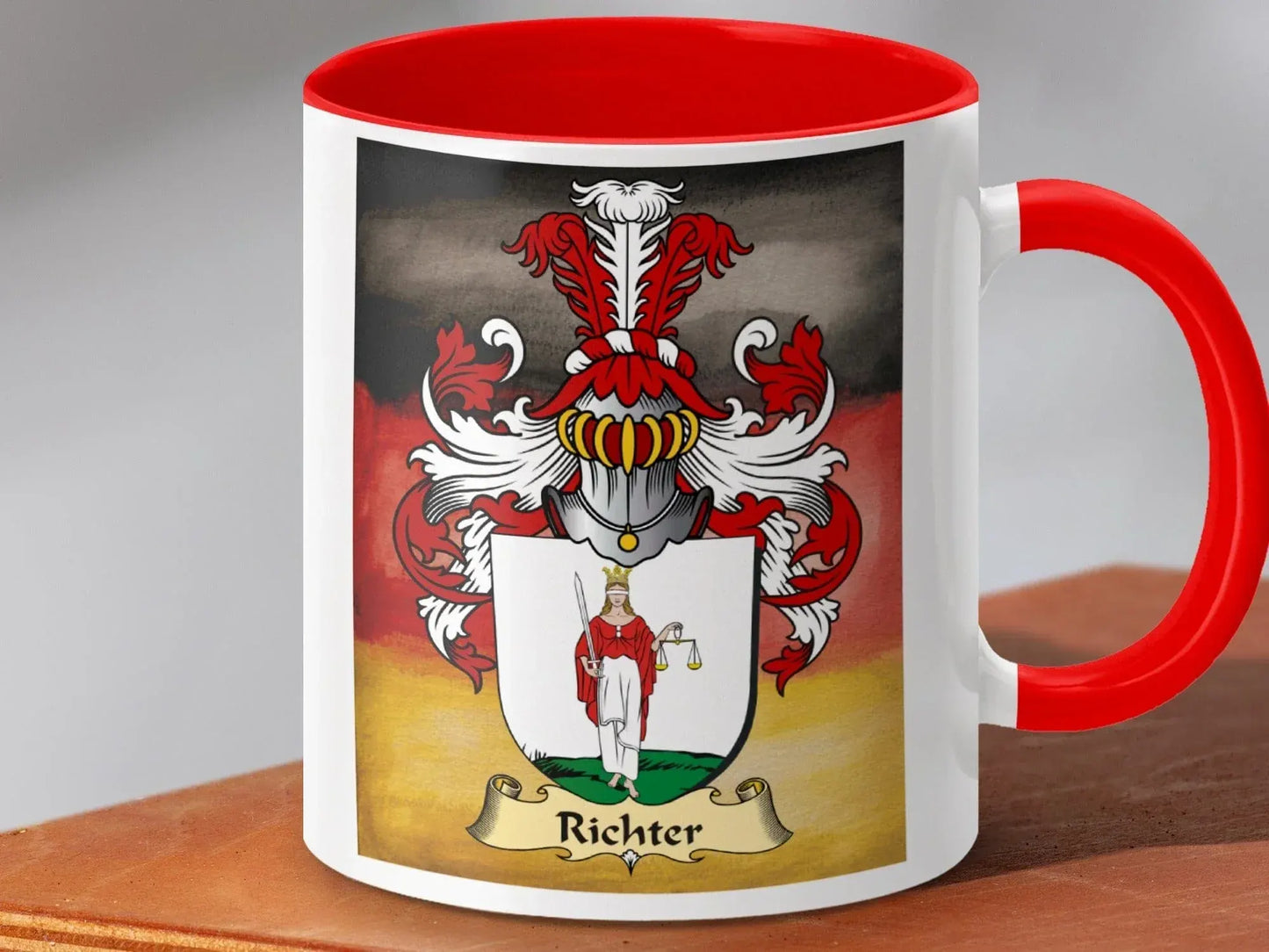 Unique Richter Family Emblem Mug Perfect Gift product