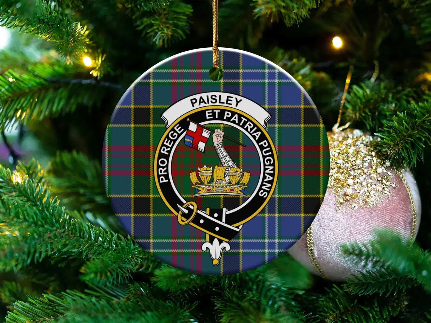 Paisley Et Patria Pugnans Pro Rege Ornament product