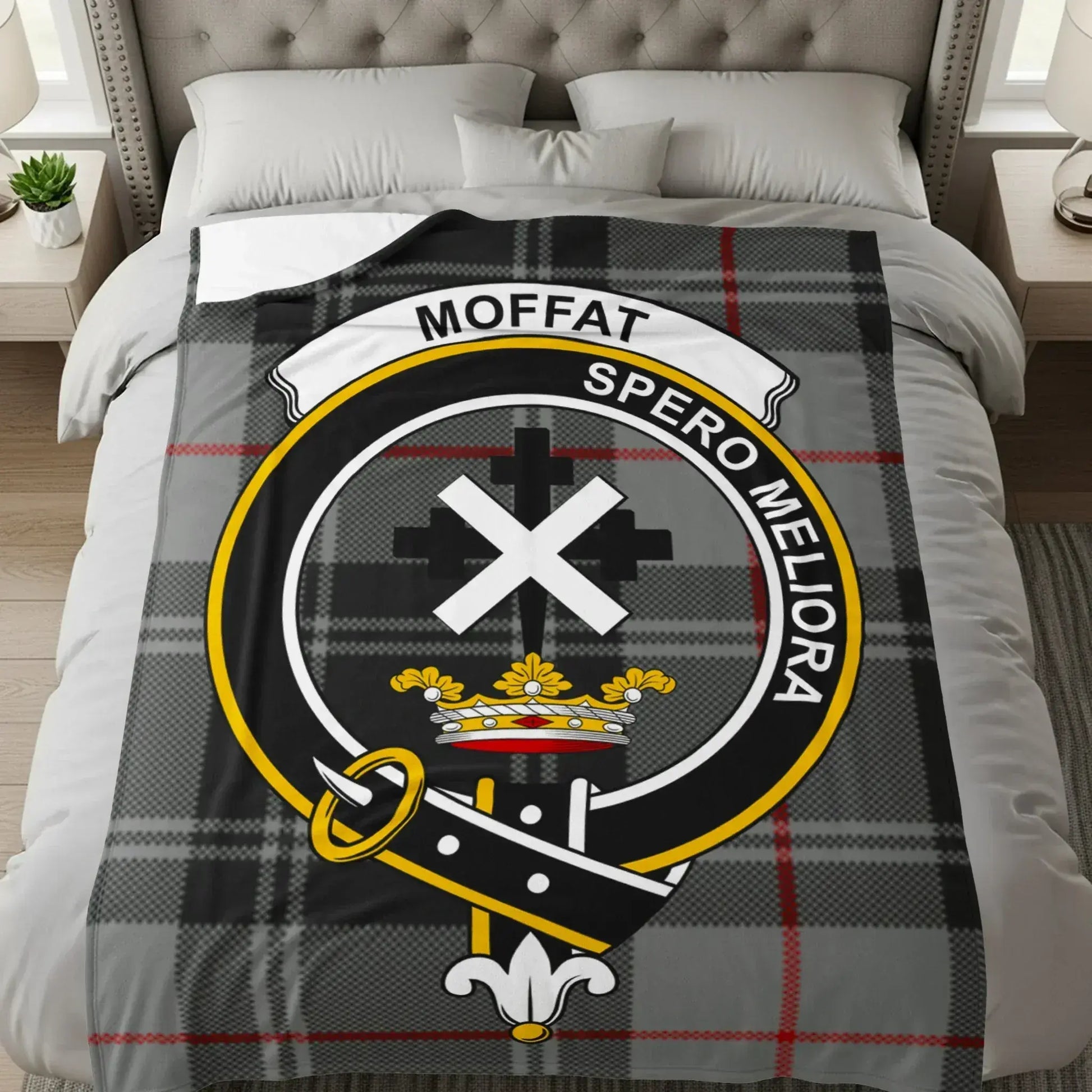 Moffat Spero Meliora Plaid Design Bed Blanket product